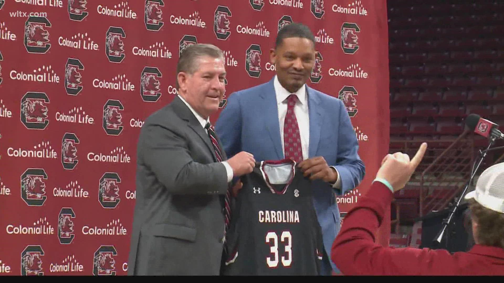 New South Carolina men's head basketball coach Lamont Paris talks about working in a one-bid league.