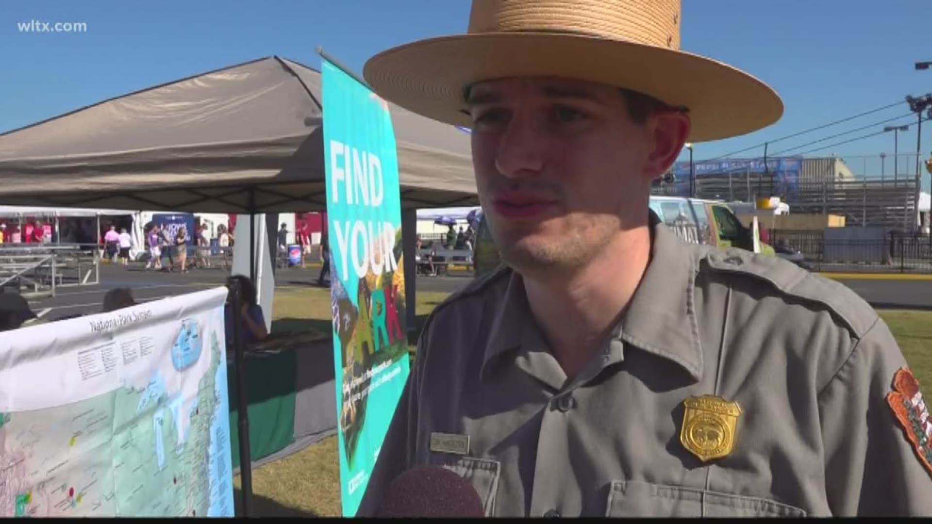A group spent Monday at the South Carolina State Fair getting people familiar with the state parks in the Palmetto State.
