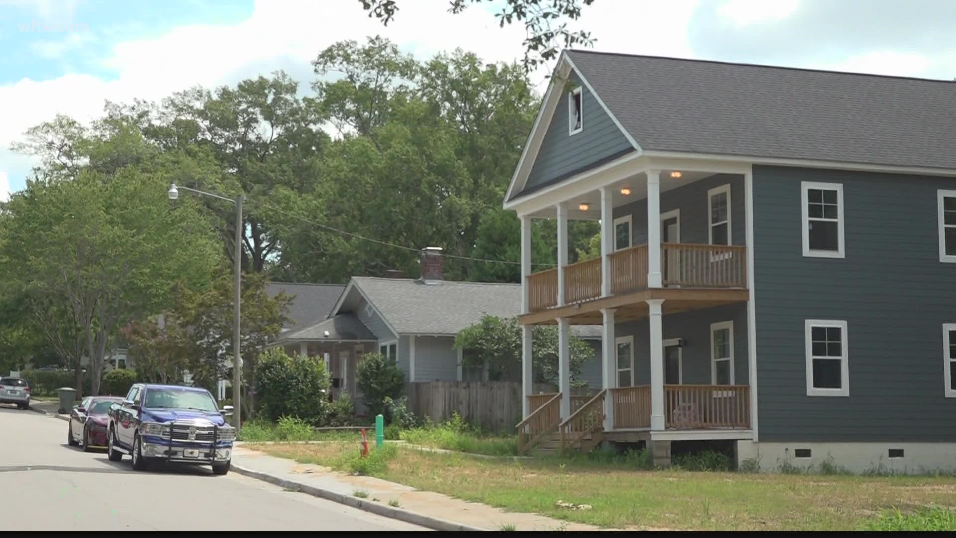 Demand for housing is skyrocketing in SC but the supply remains low.