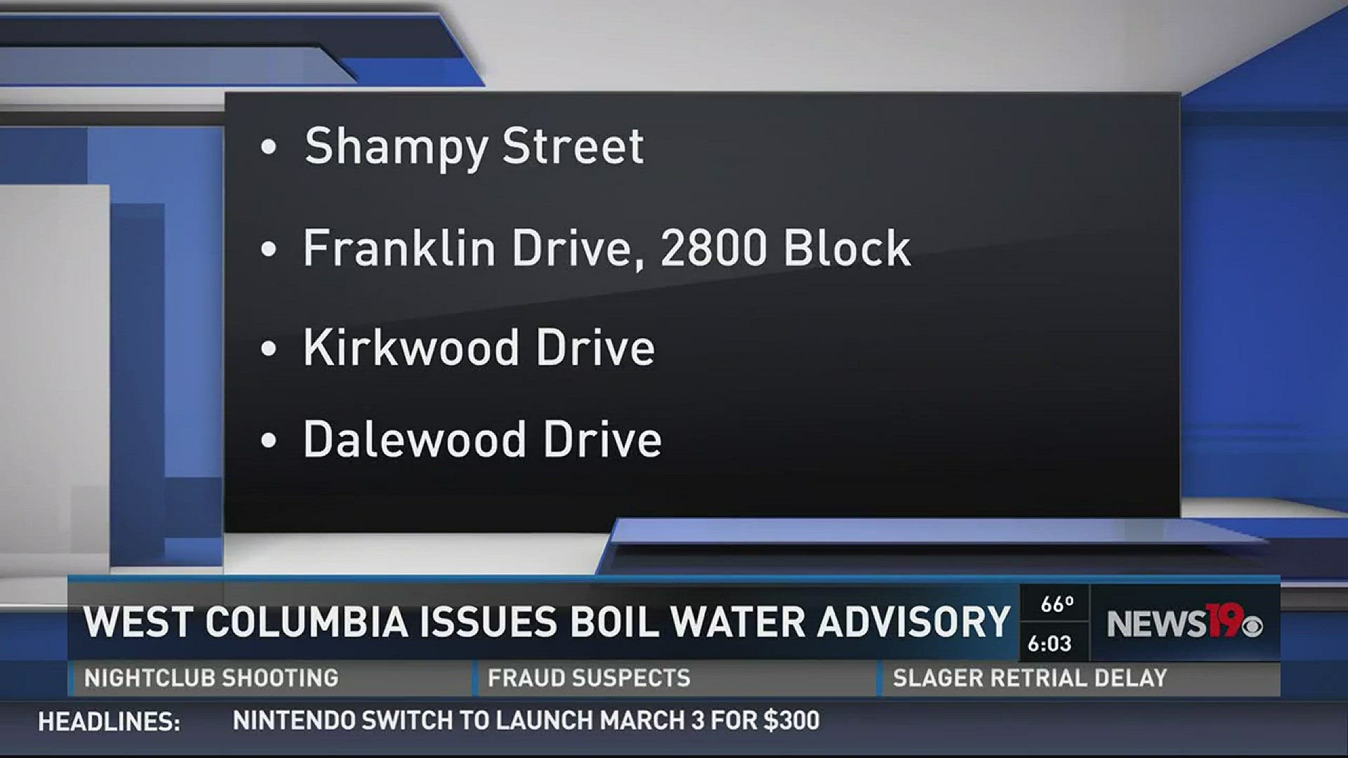 The City of West Columbia has issued a boil water advisory after a water line break.