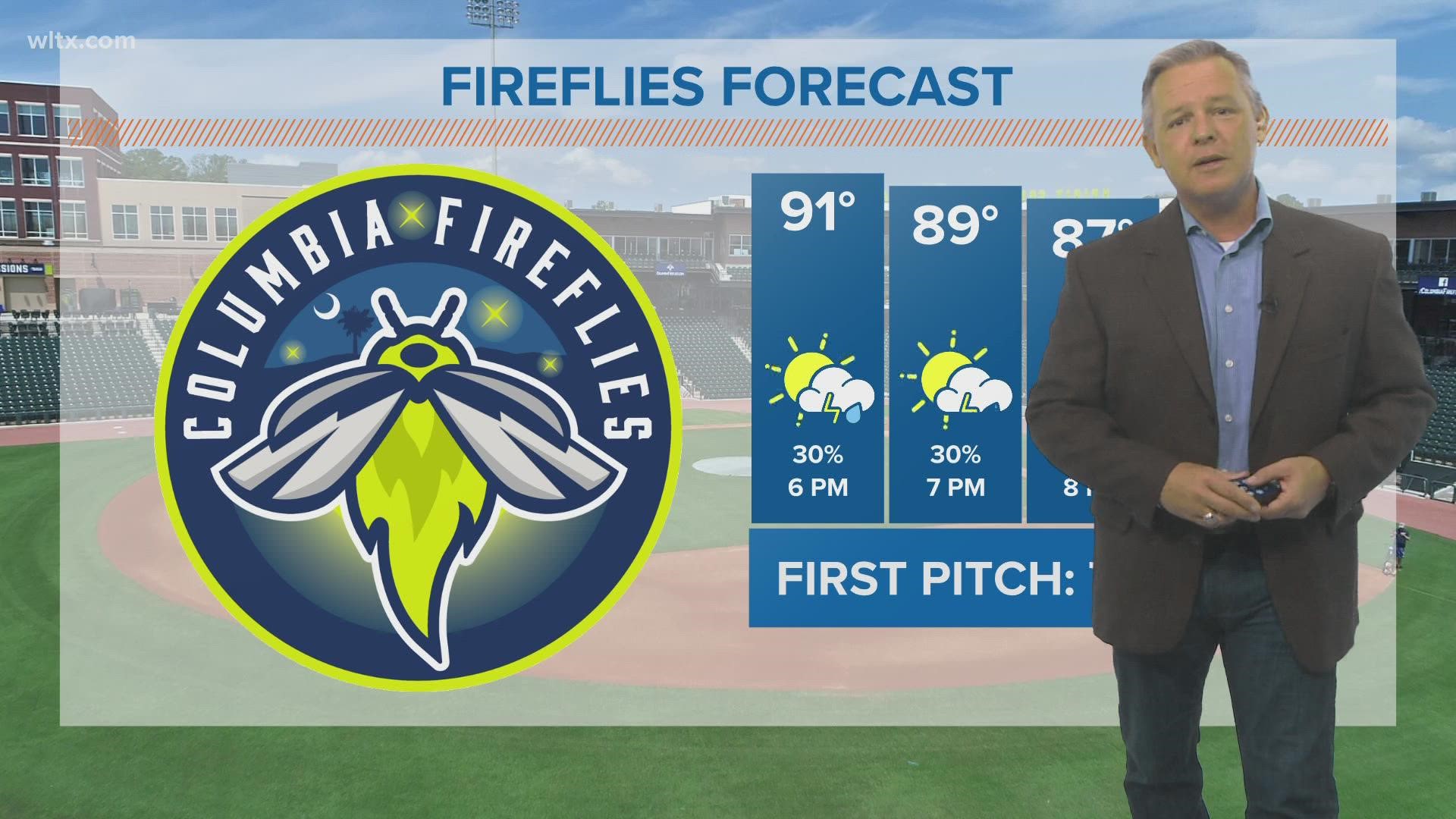 Daniel Bonds has the Columbia Fireflies forecast for August 5, 2022.