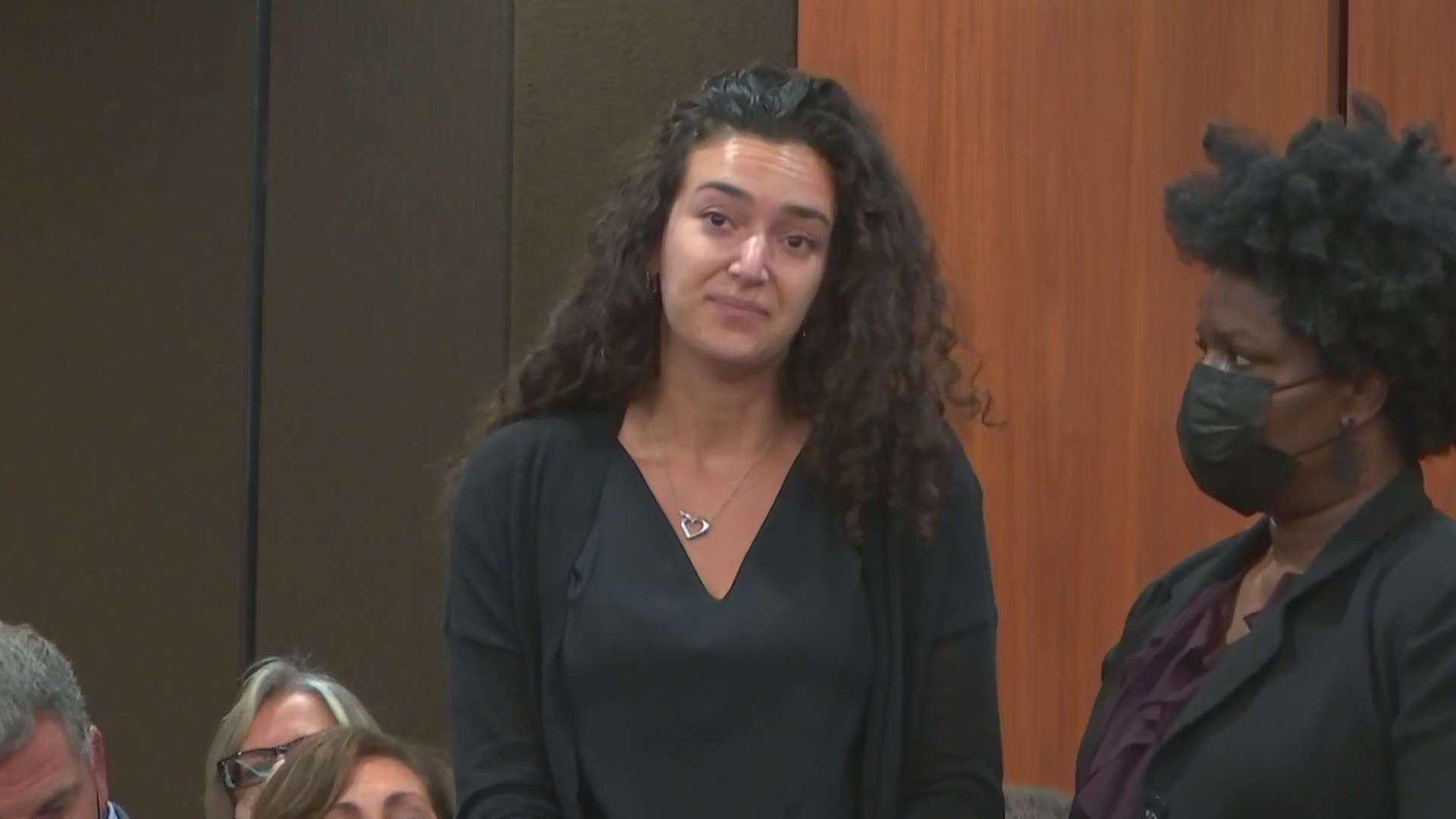 Sydney Josephson, the sister of Samantha Josephson, spoke during sentencing of Nathaniel Rowland.