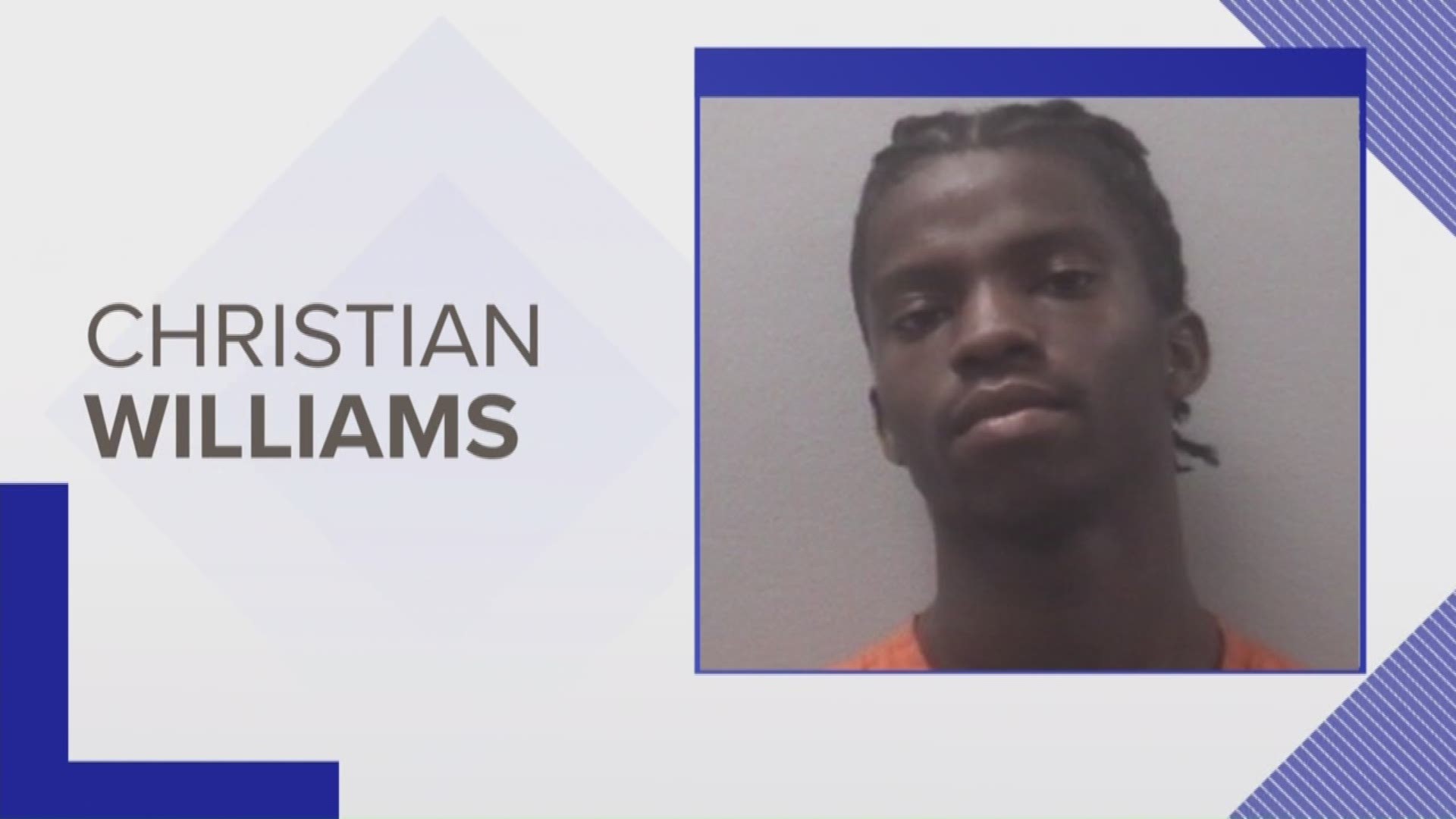 Christian Williams, 18, is wanted for a shooting at the Town and Country Apartments.