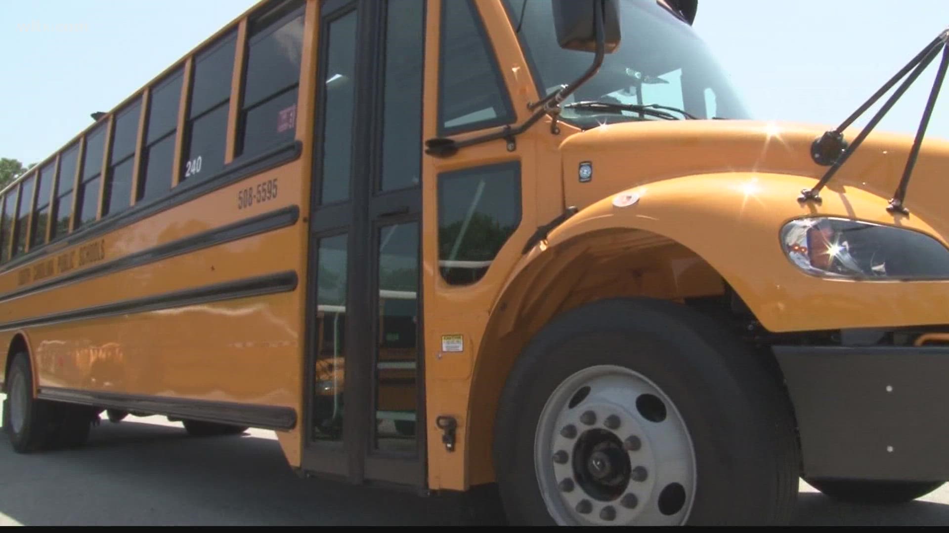 Districts are working to hire more than 100 bus drivers ahead of the start of the new school year.