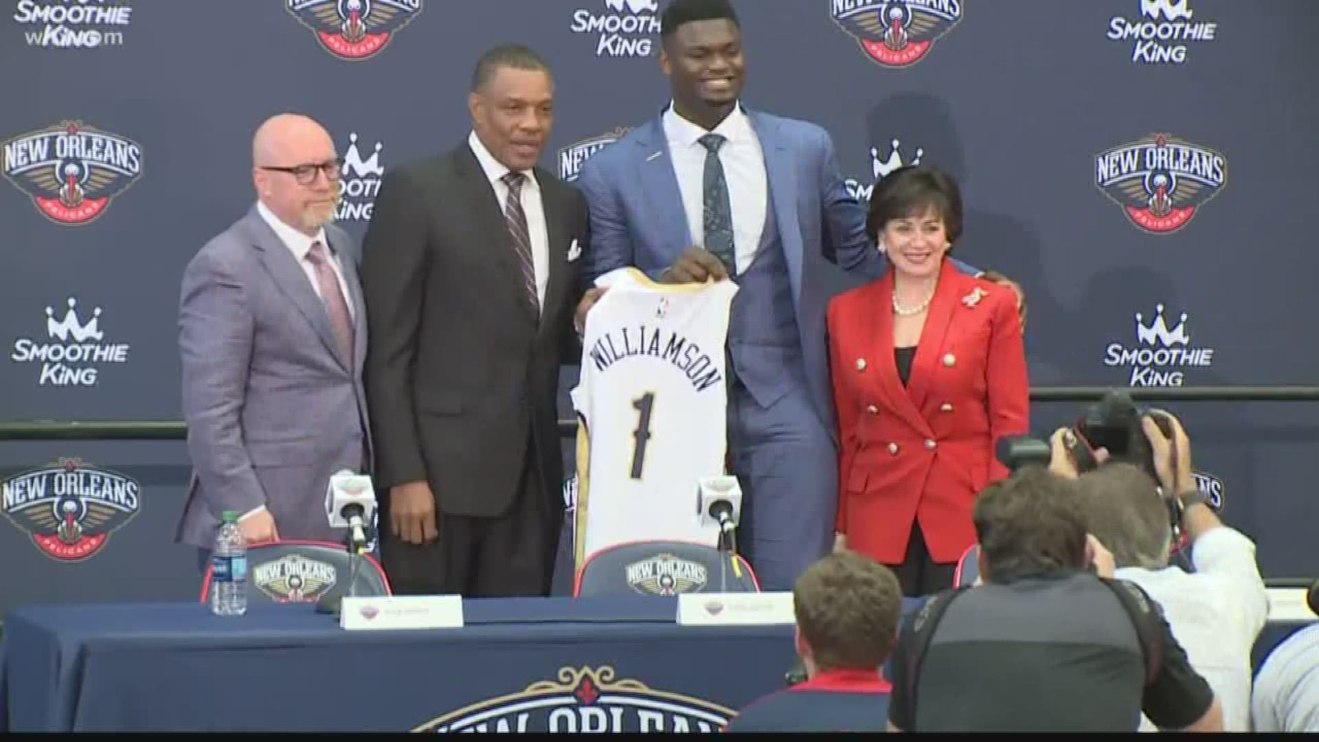 The first news conference in New Orleans for Zion Williamson is in the books.
