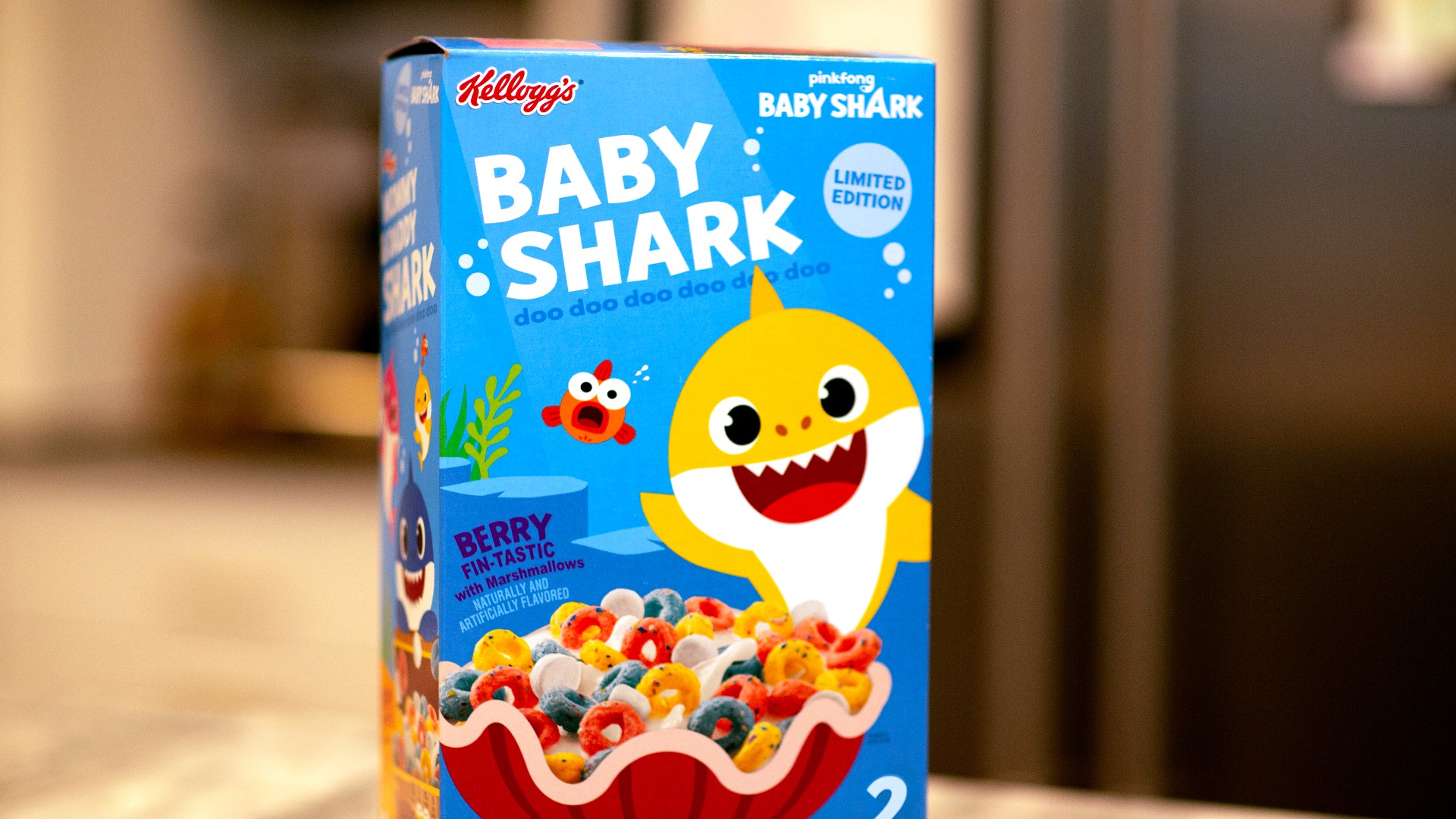 Baby shark cereal, doo doo doo doo