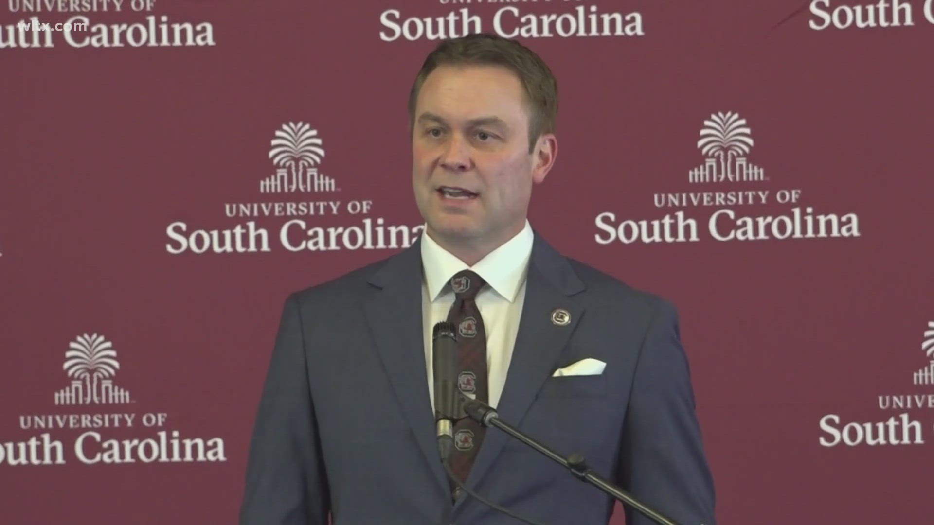 The University of South Carolina has introduced Jeremiah Donati as its new athletics director.