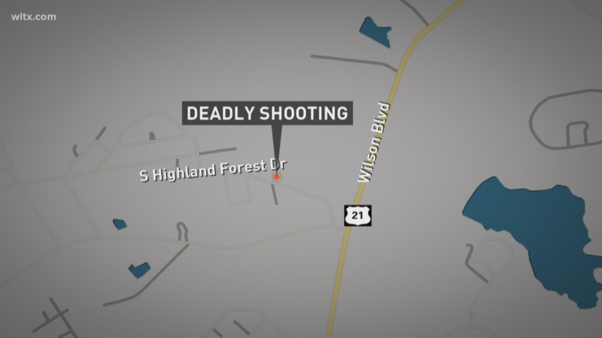 The Richland County Sheriff's Department said that the shooting happened around 10:30 PM Monday in the 300 block of South Highland Forest Drive.