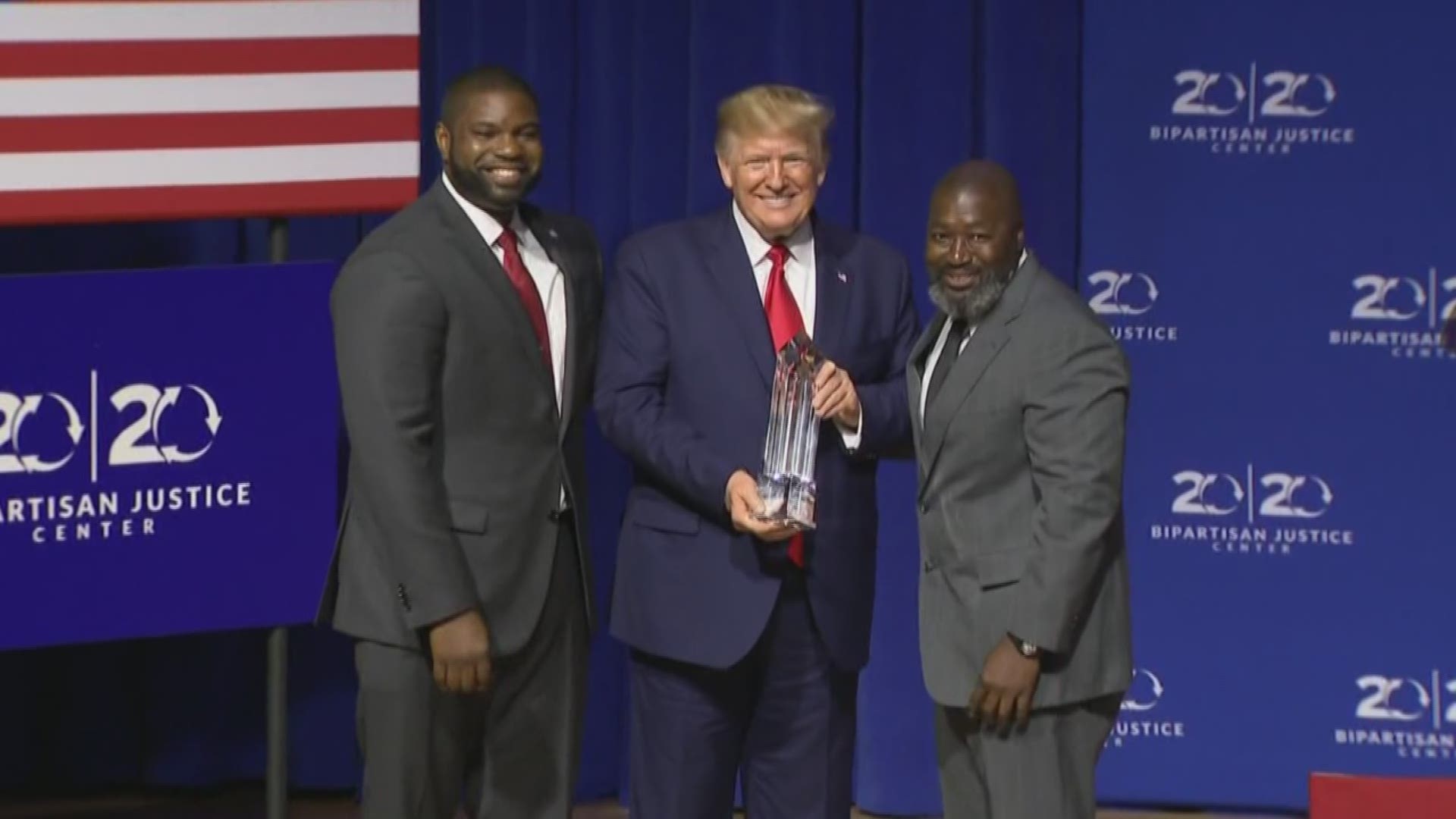 The President received the Bipartisan Justice Award for his work on the issue of criminal justice reform.