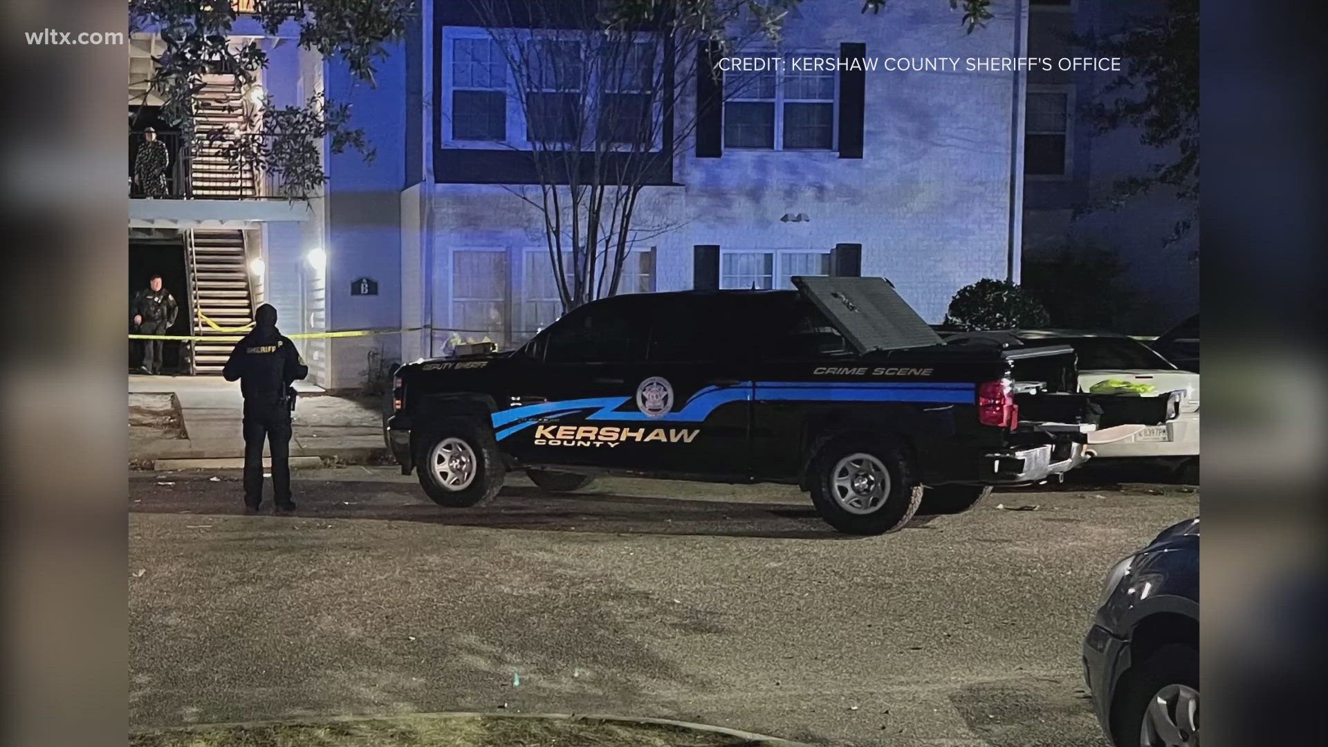 Two men were shot and killed during shooting at apartment complex in Kershaw County.