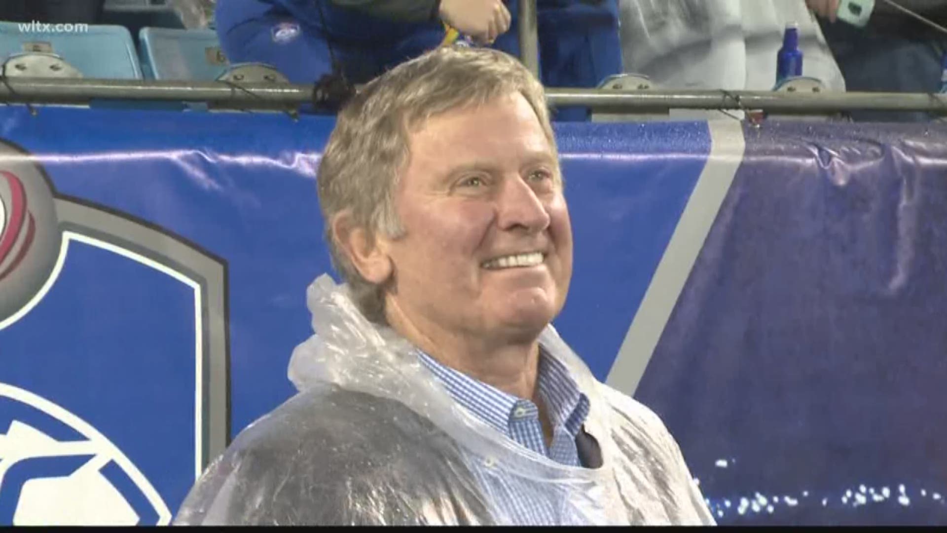 Steve Spurrier was at the ACC Championship where he was recognized along with the rest of the 2018 ACC Football Legends class.
