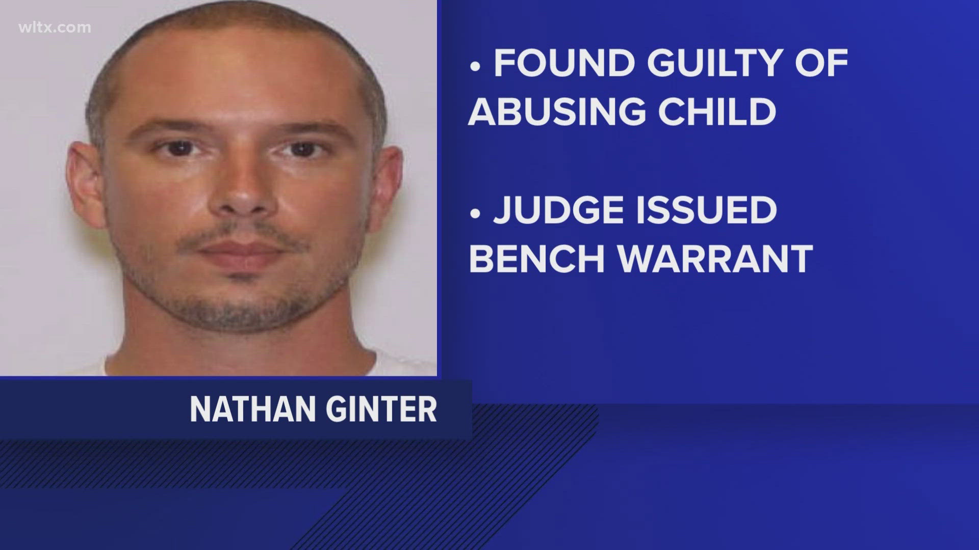 Nathan Ginter, 43, was found guilty following a three day trial that he had not shown up for.   A judge has issued a bench warrant.