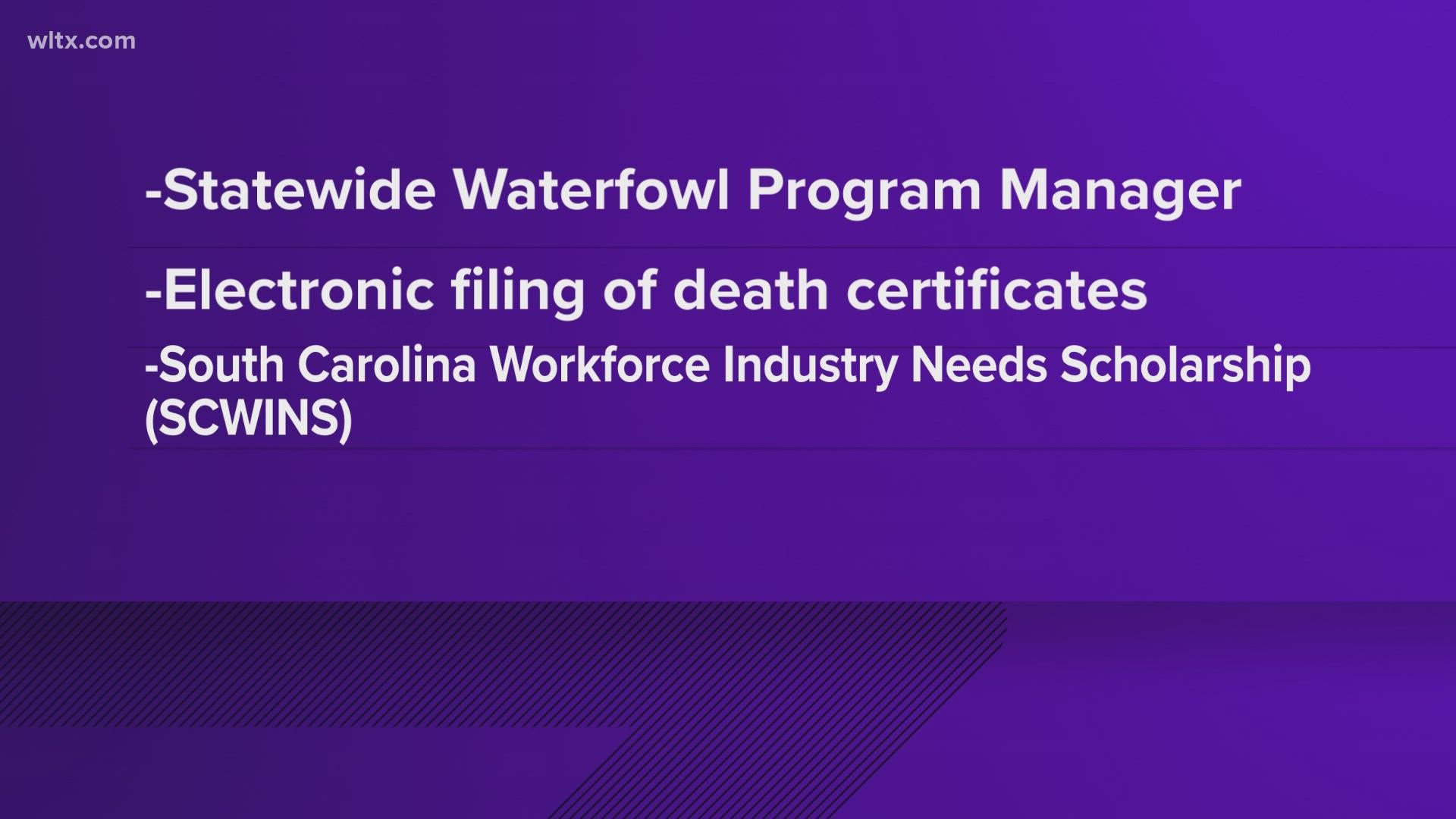 A new death certificate law now makes it mandatory to file death certificates electronically with DHEC.