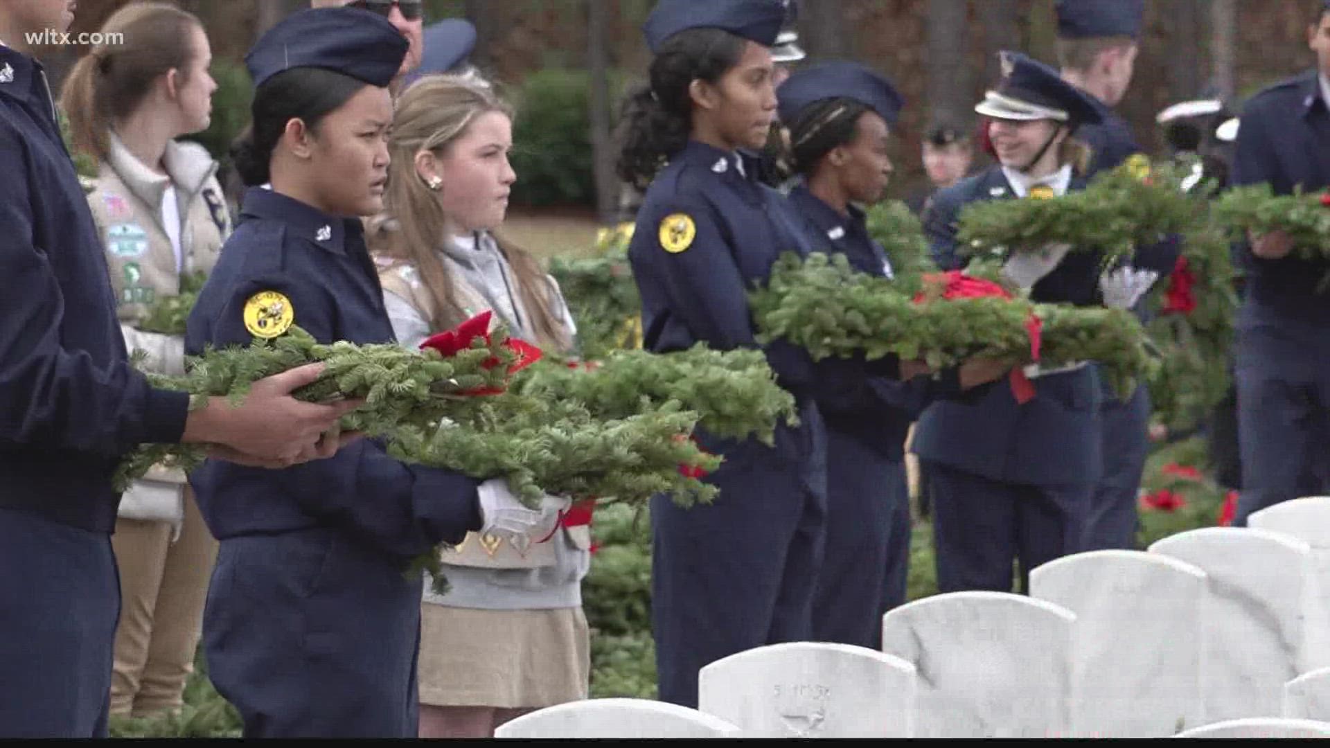 The 14th annual ceremony welcomed the placing of almost 10,000 wreaths