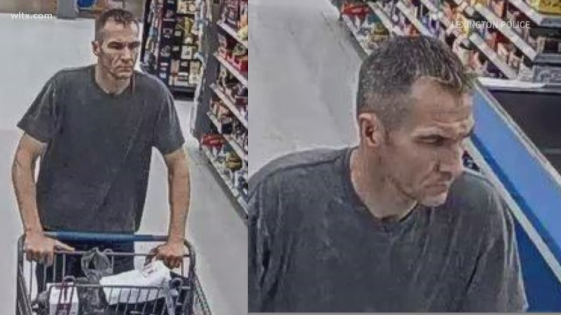 Lexington Police are looking for a man involved in a shoplifting incident at Walmart.