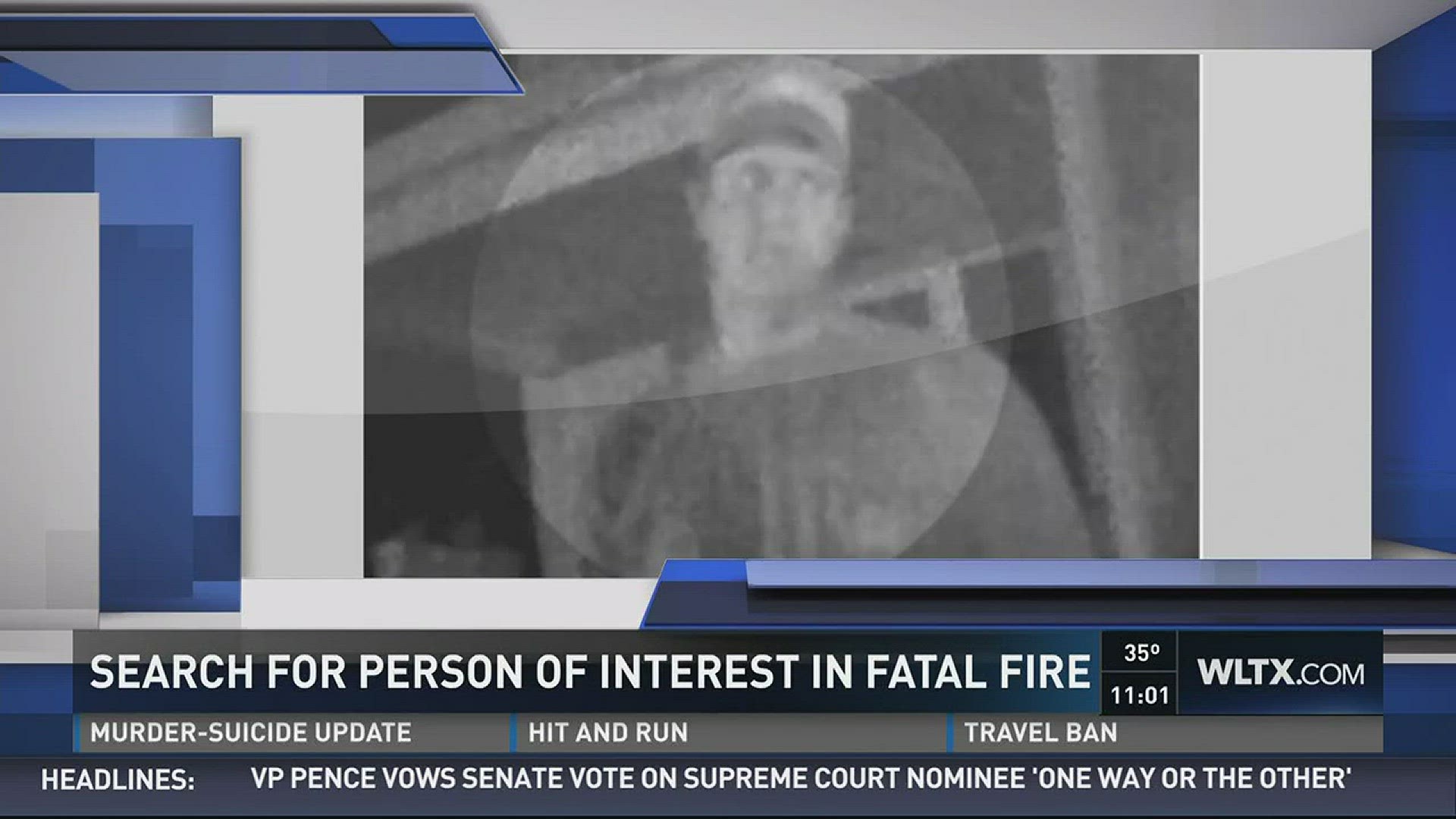 City Manager Teresa Wilson suspended the person with the Columbia Fire Department who is a person of interest in an arson case that killed a person.