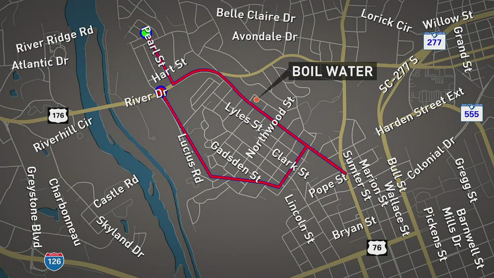 A Boil Water Advisory has been issued for some Columbia residents.