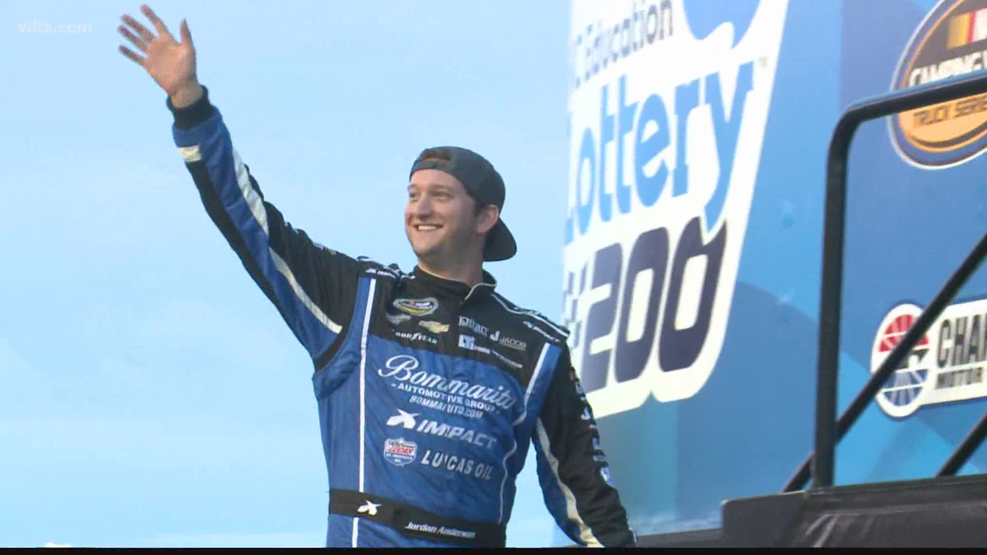 NASCAR truck series driver Jordan Anderson has never raced at the Darlington Raceway. But that will change next month.