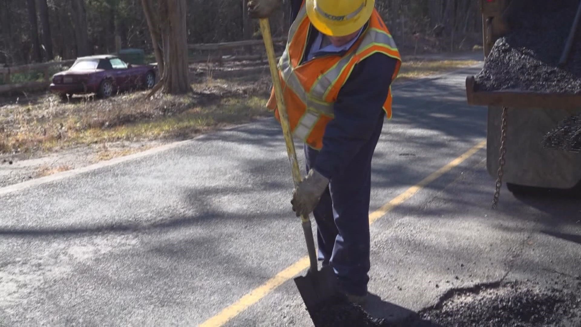 Road crews are working to repair the potholes and other damage in Sumter.