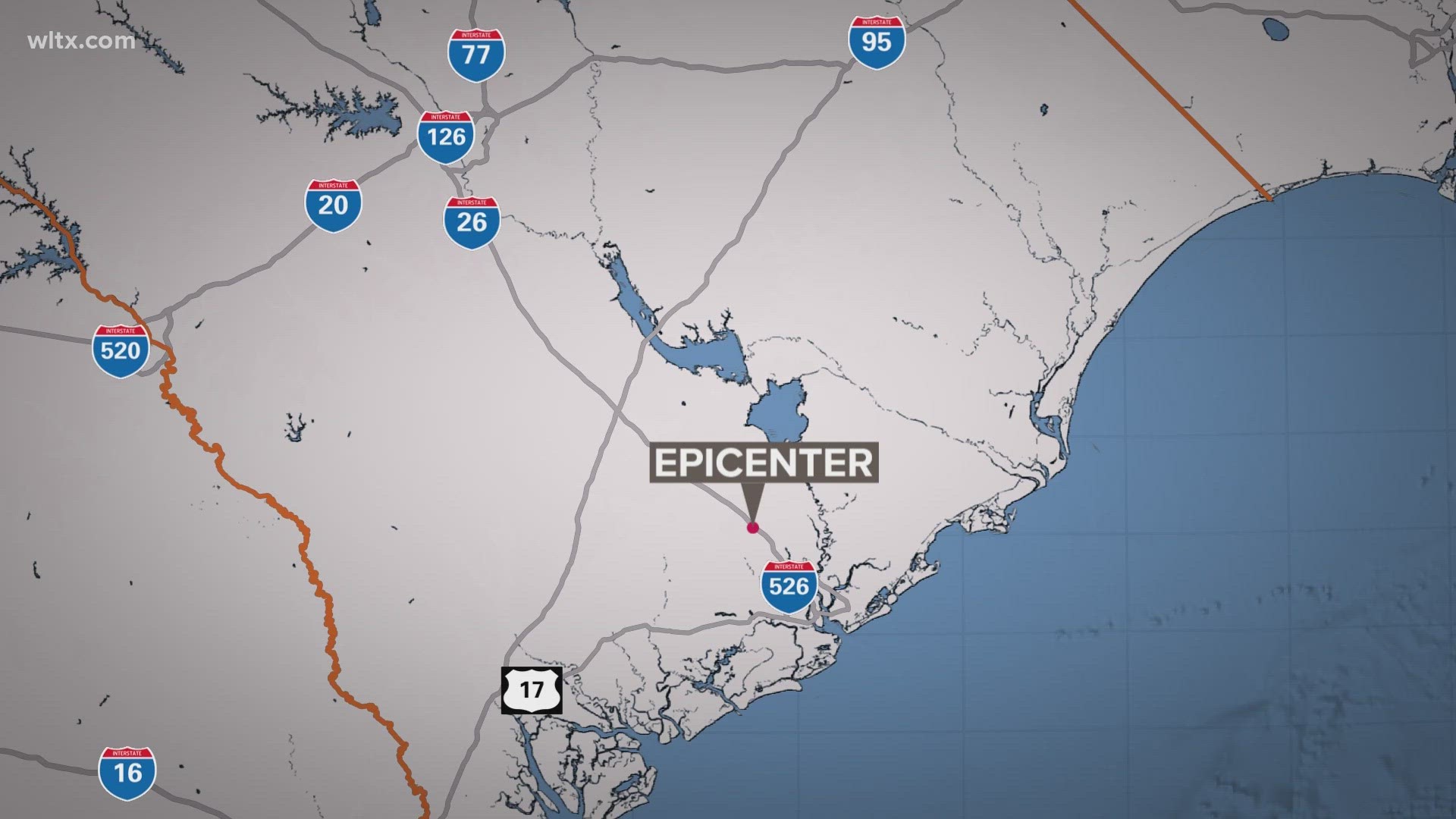 The earthquake fell below the threshold typically felt by people but happened in an area just south of I-26 near the Sangaree community.