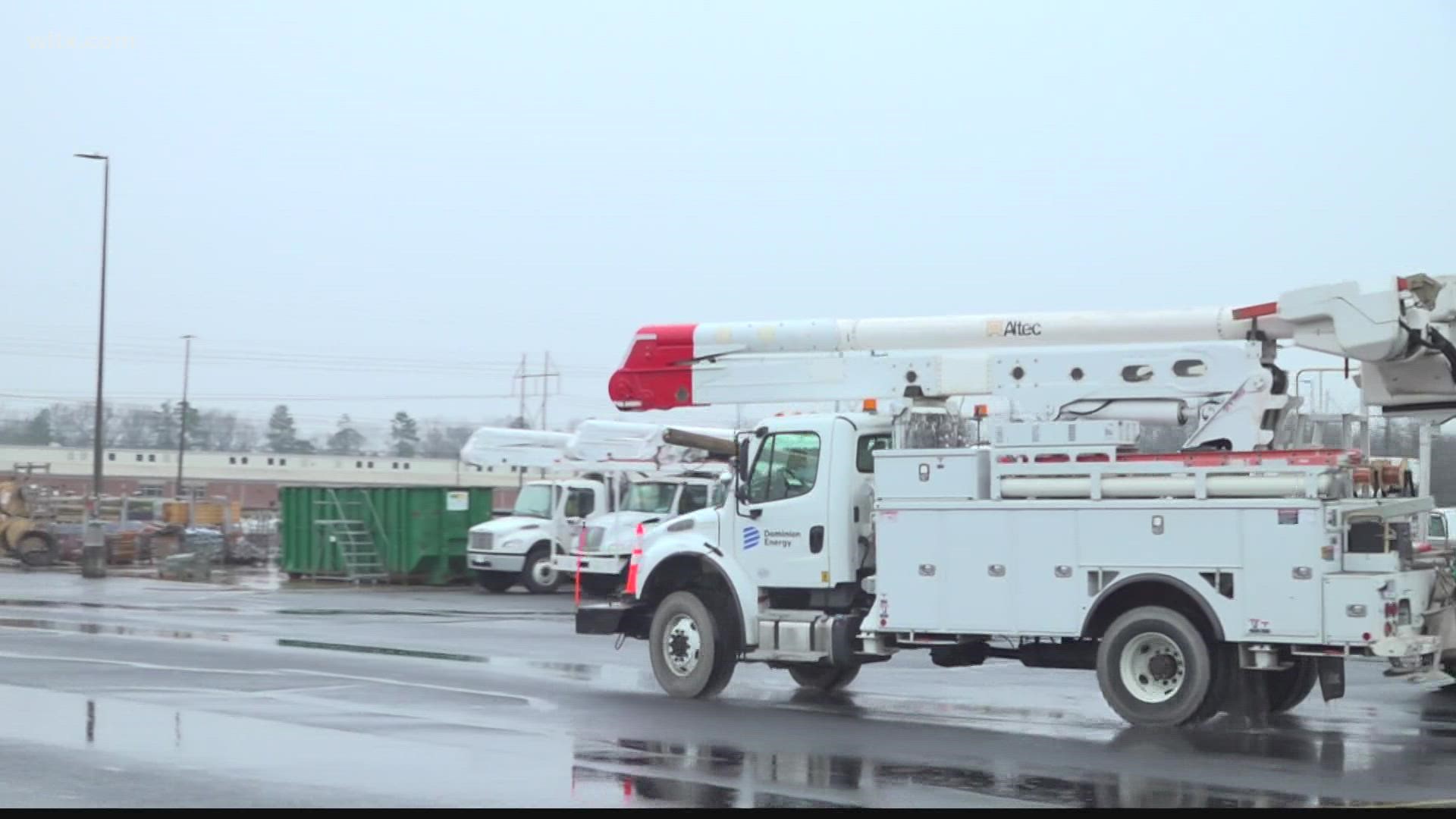 The winter storm in South Carolina Friday could lead to power outages across the Midlands.