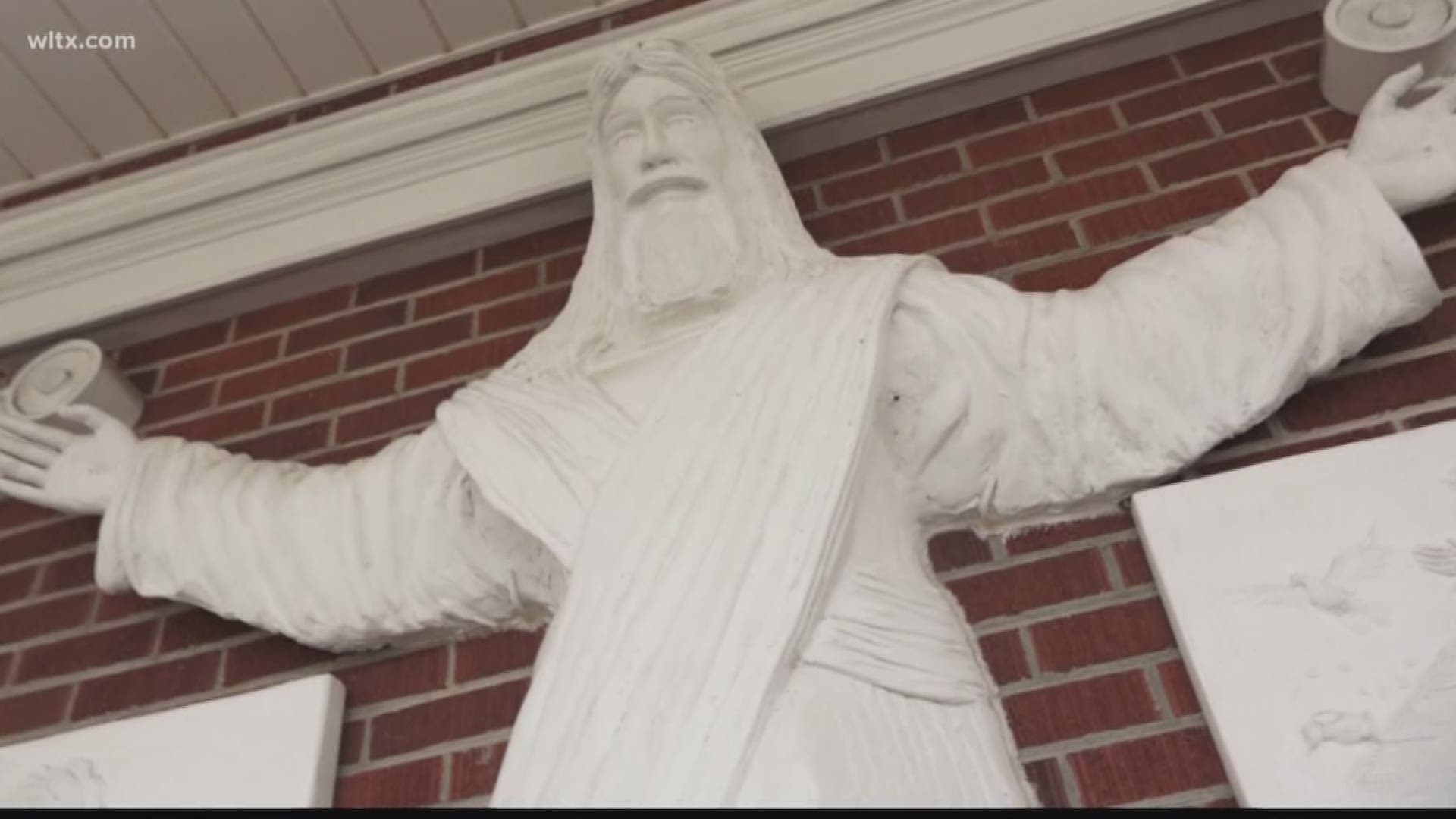 Red Bank Baptist Church says Jesus statue is too "Catholic" for the church 