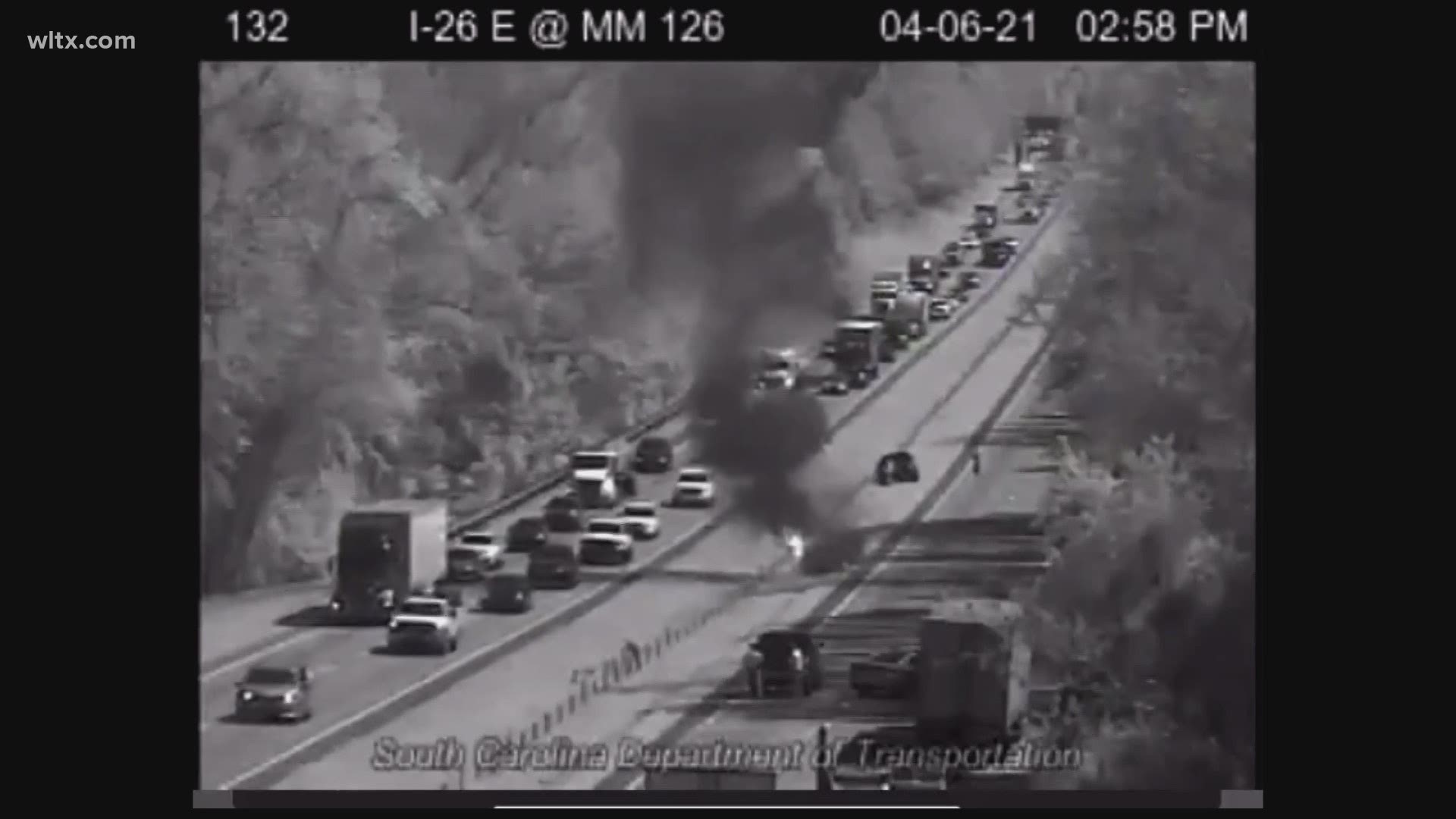 In the latest update, the SCHP reports that eastbound lanes of I-26 near the 126 mile marker are now open.