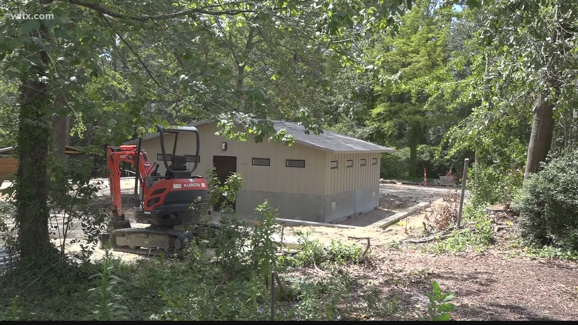 Renovations continue at Virginia Hylton Park in the town of Lexington. 
It's been about a year since they started.