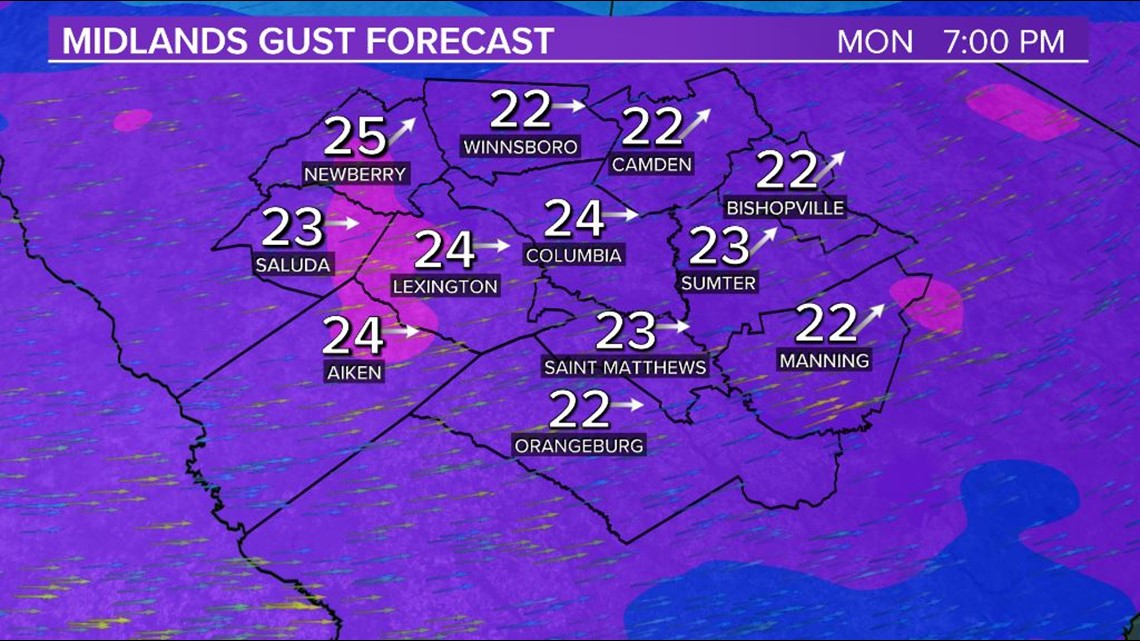 Remaining breezy today as colder air moves in