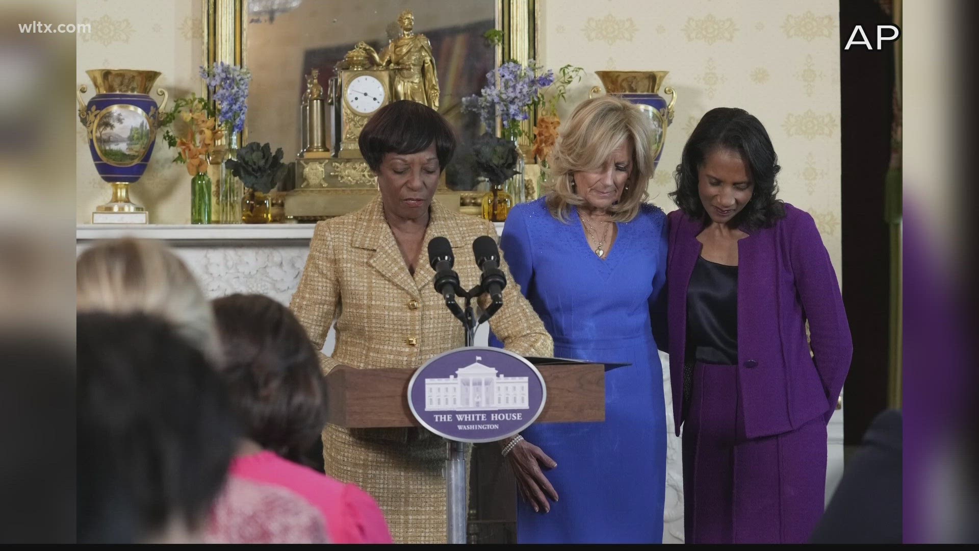 Jill Biden discussed her faith journey during a visit to Brookland Baptist Church in 2021.
