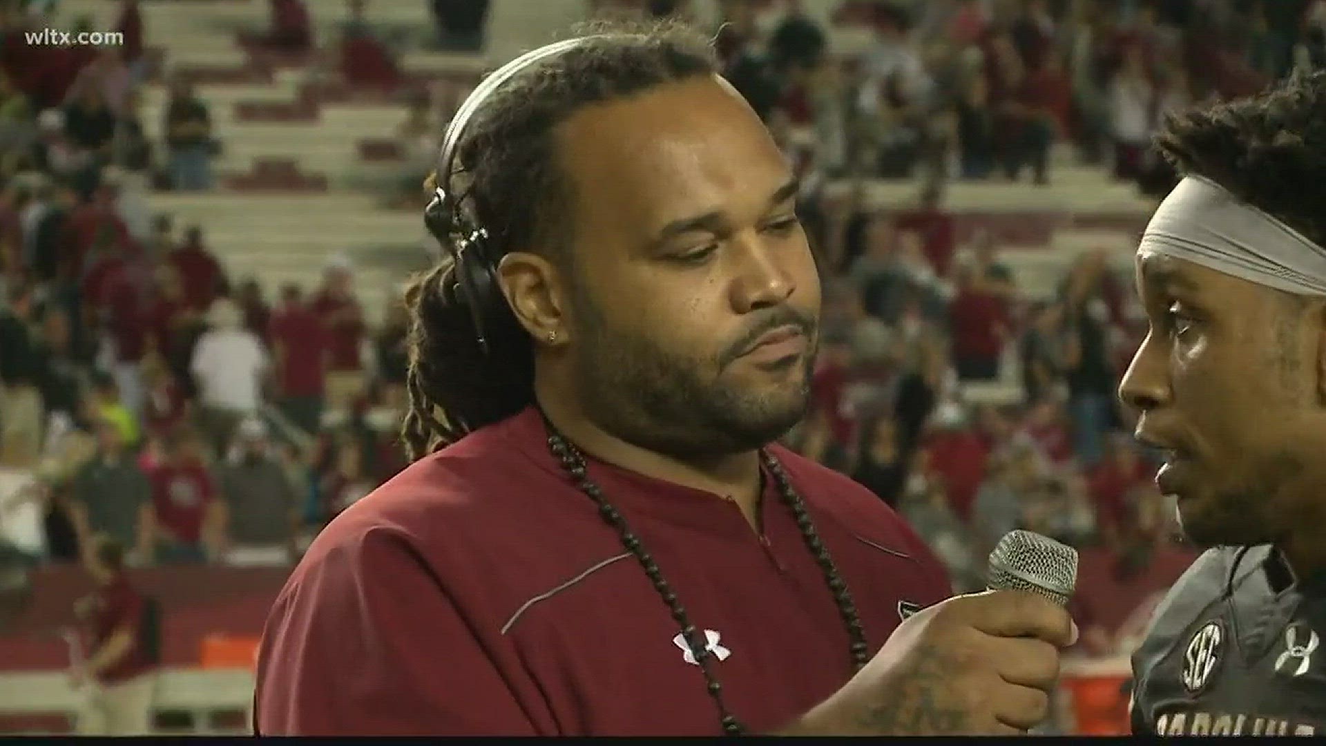 The Gamecock Radio Network has three voices calling the action with former USC and NFL defensive lineman Langston Moore serving as the sideline reporter.