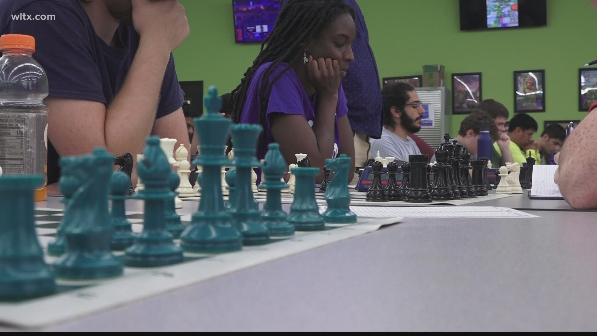 Every Thursday is a packed house at the Firefly Toy and Game Store, where the Columbia Chess Club meets each week.