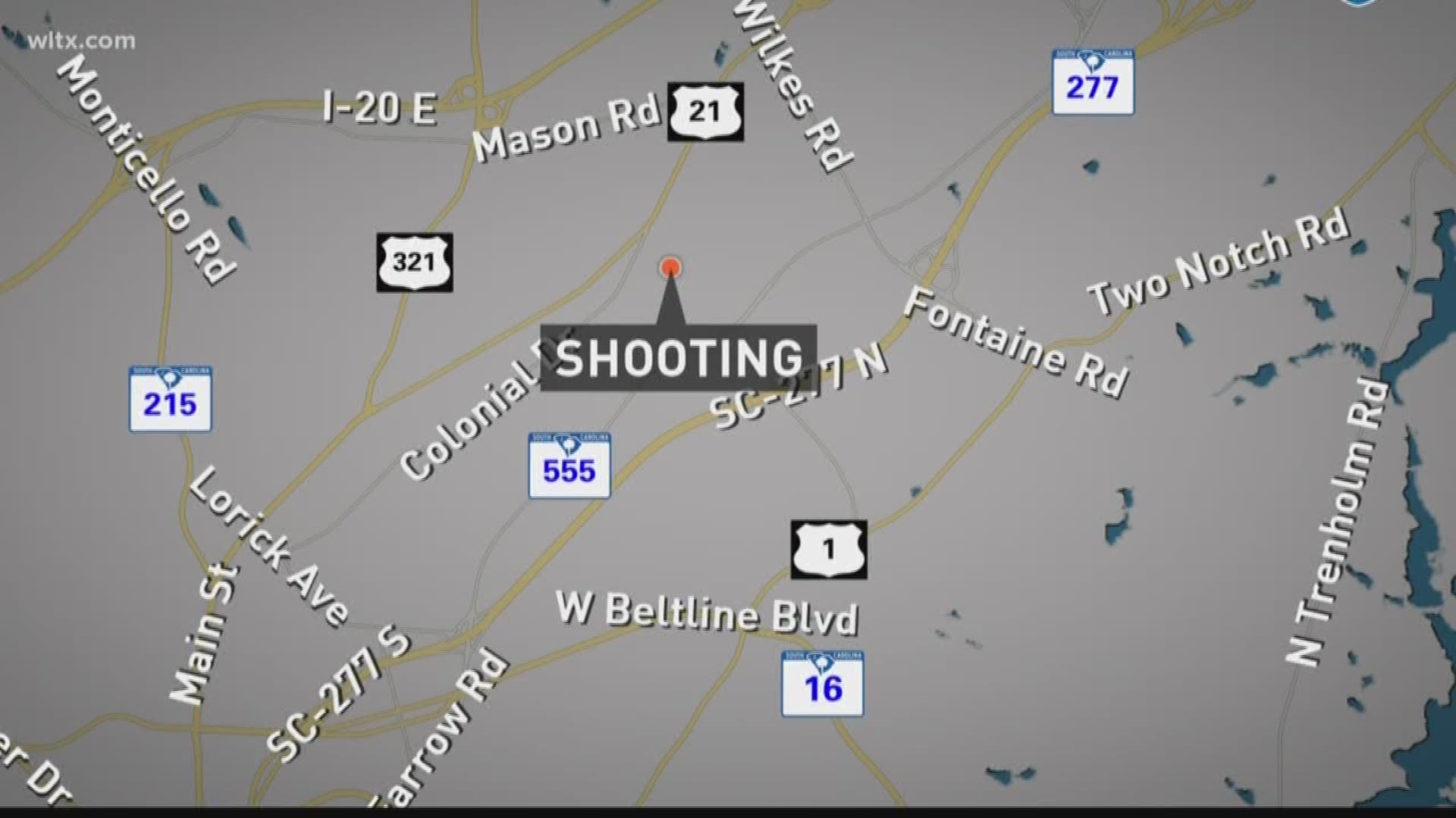 Columbia Police said one person is in the hospital after being shot twice after an argument.