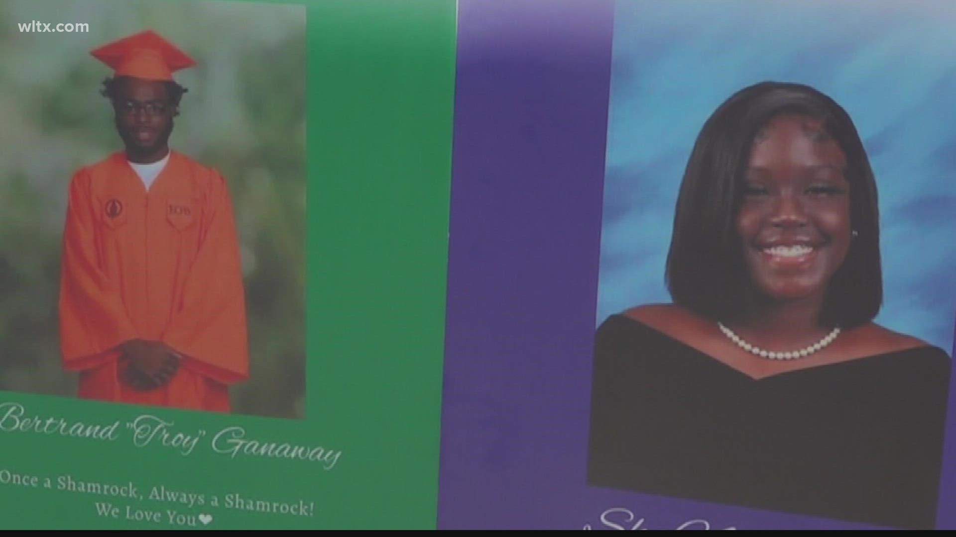Today Eau Claire High School seniors graduated.
But this was also a chance to remember and honor two classmates who were lost to violence.