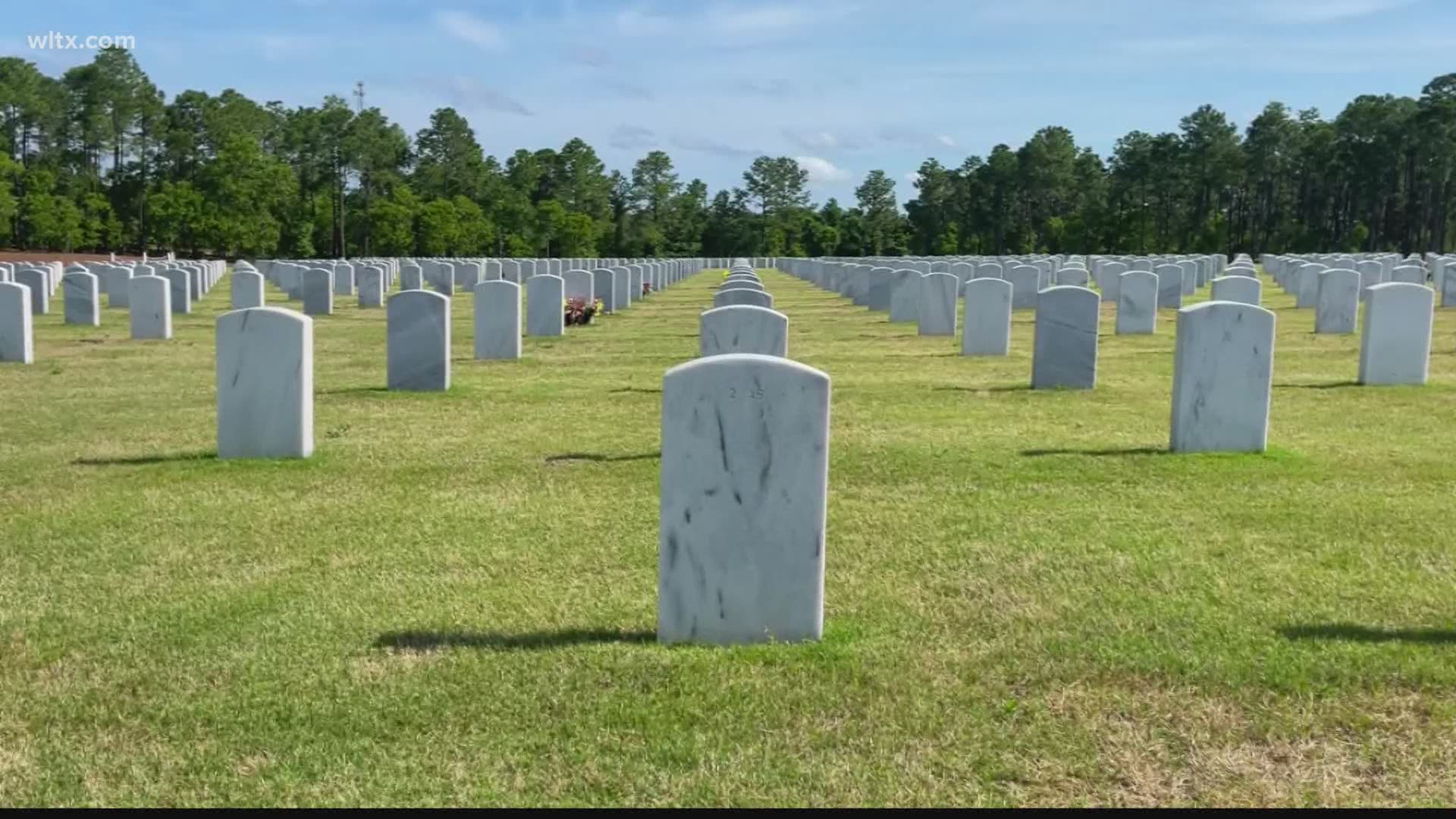 Fort Jackson National Cemetery was dedicated back in 2008 and is expanding.