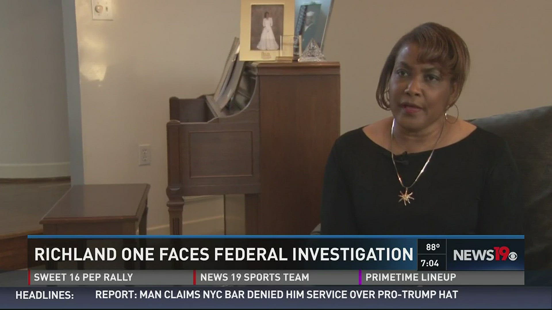 A former Richland One employee says she was fired for doing her job.