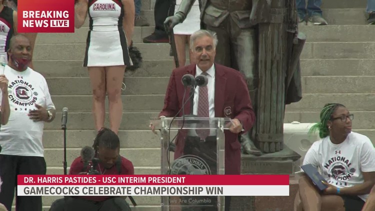 USC dignitaries celebrate national championship win