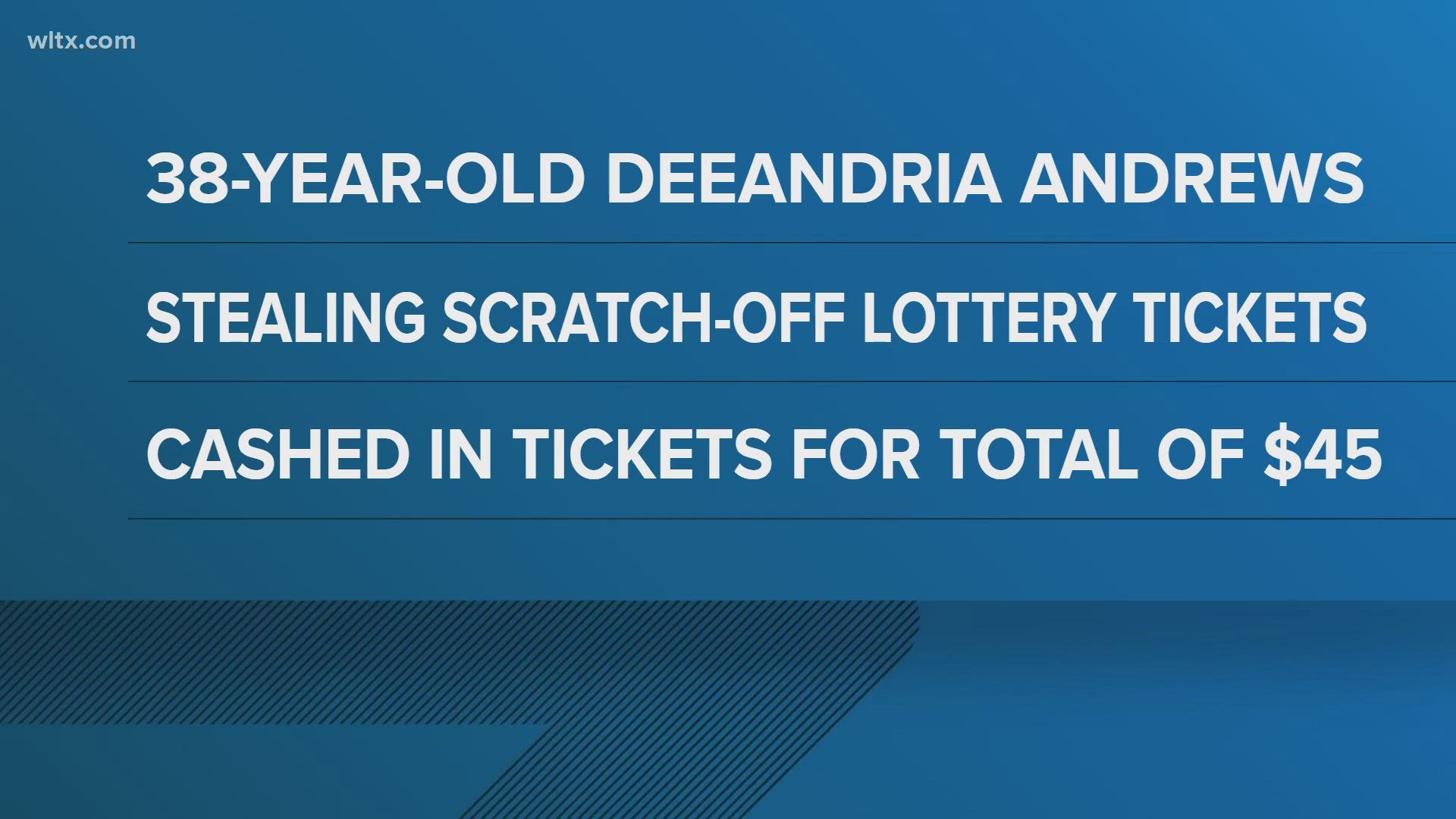 Clarendon County woman charged with lottery fraud, SLED says | wltx.com