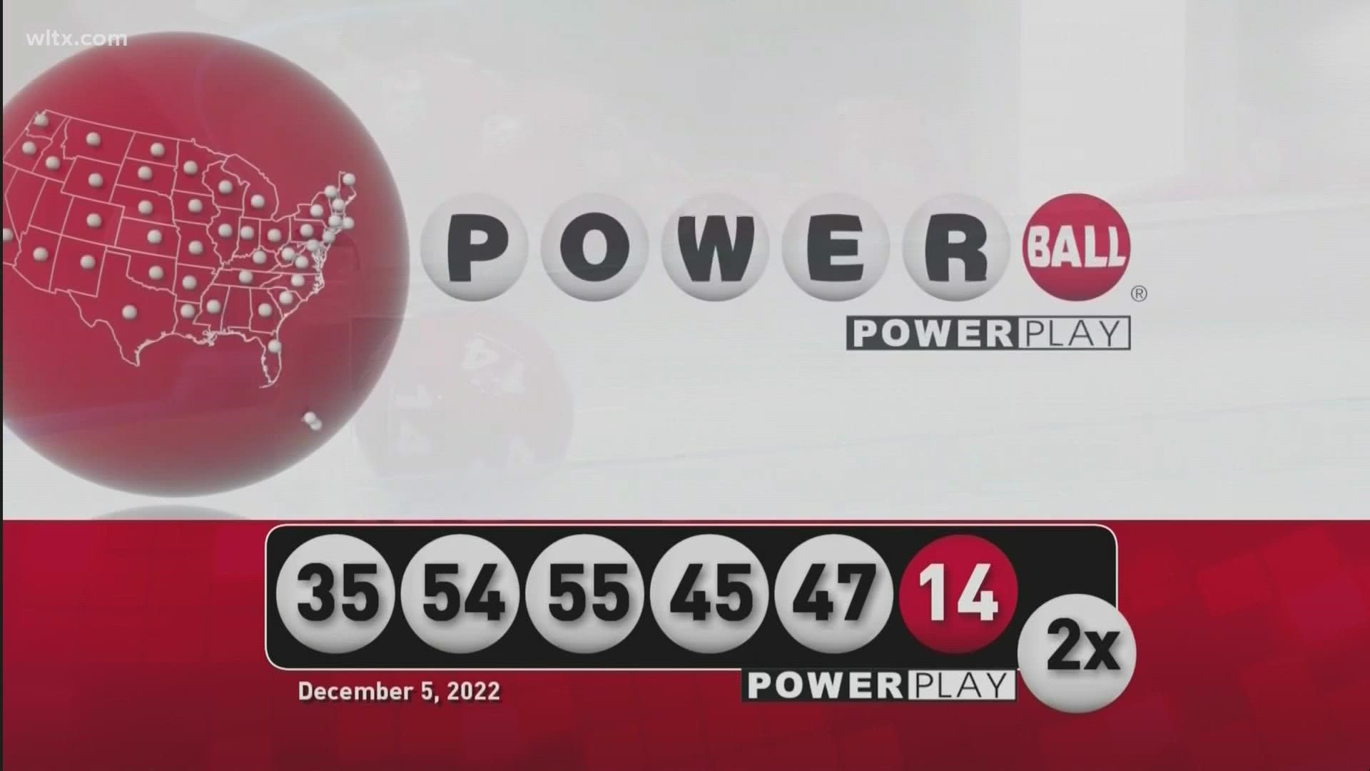 Here are the Powerball winning numbers for December 5, 2022.