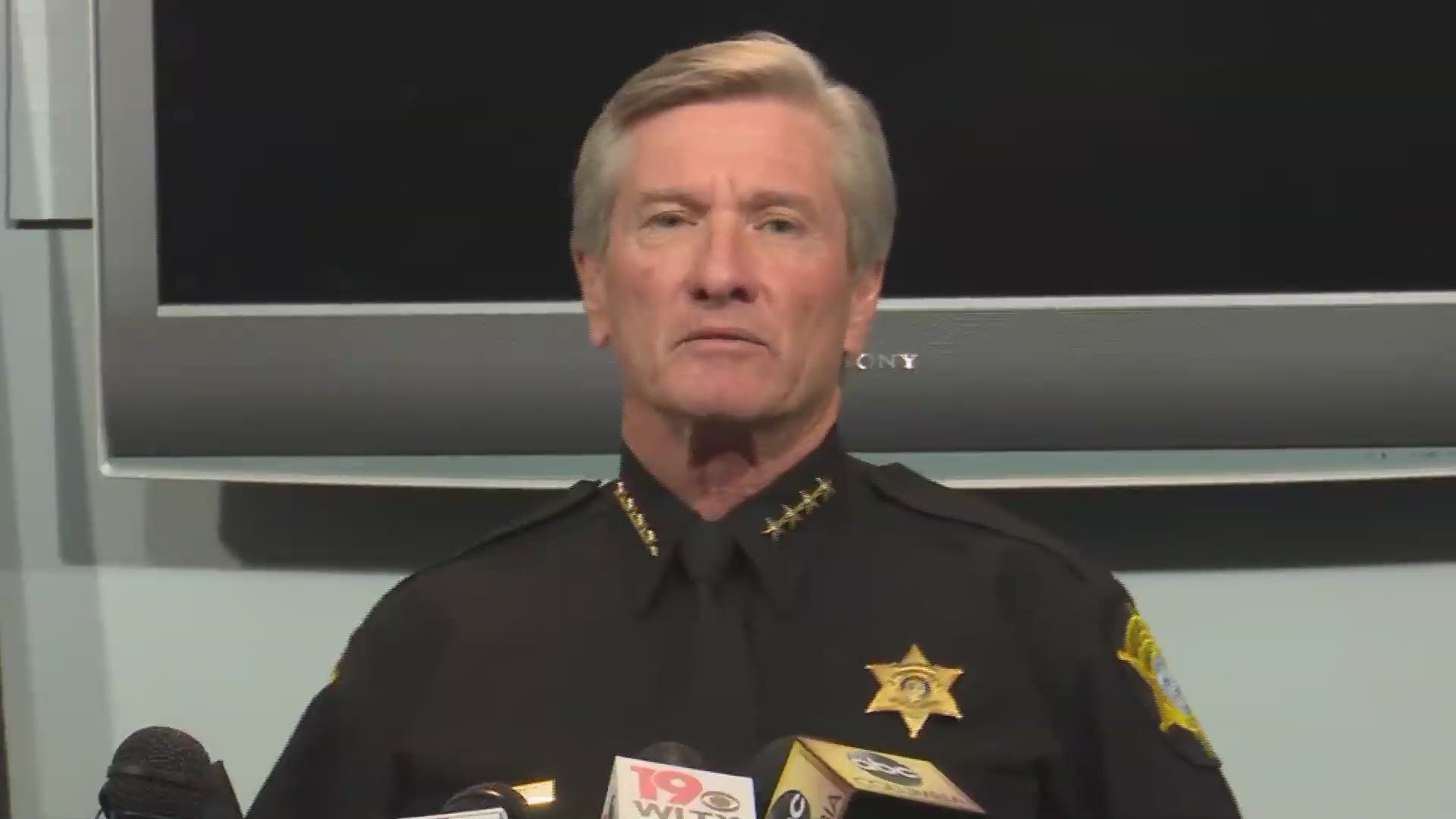 Richland County Sheriff Leon Lott is apologizing for a mounted patrol officer's actions during last Saturday's University of South Carolina football game, calling them 'intimidating' and unnecessary.