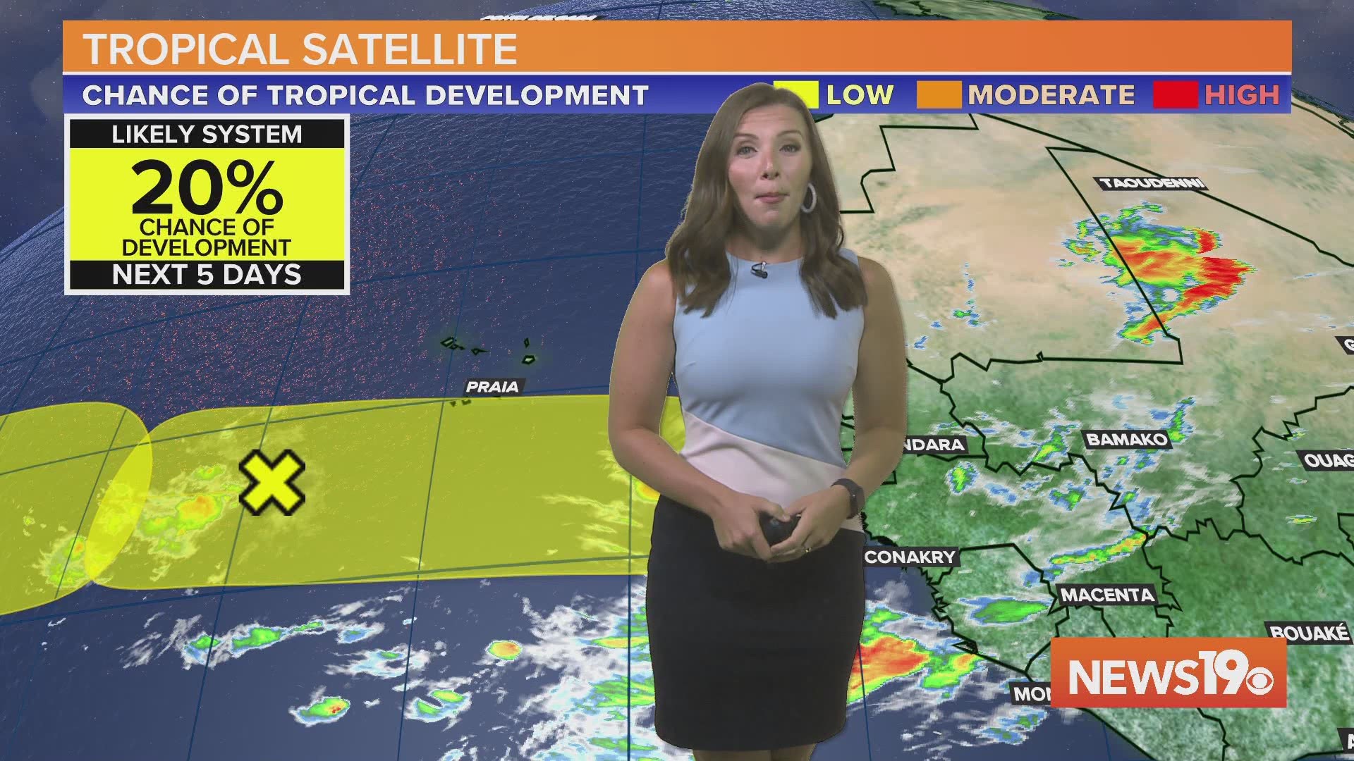 There are four systems with tropical potential that the National Hurricane Center is monitoring.