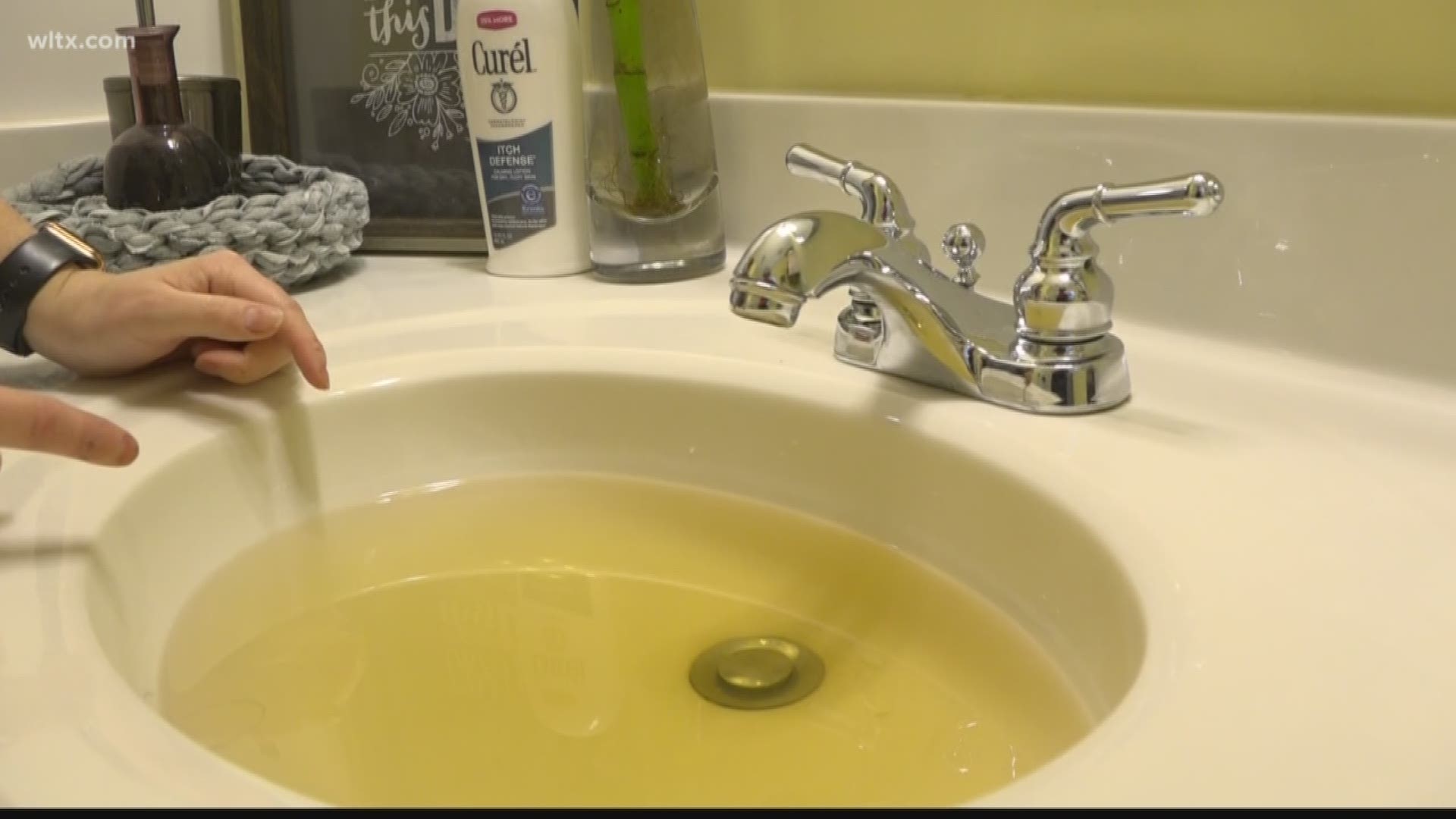 Stonegate residents in Irmo have had brown and cloudy water.  DHEC assures its safe to drink so WLTX tests it 