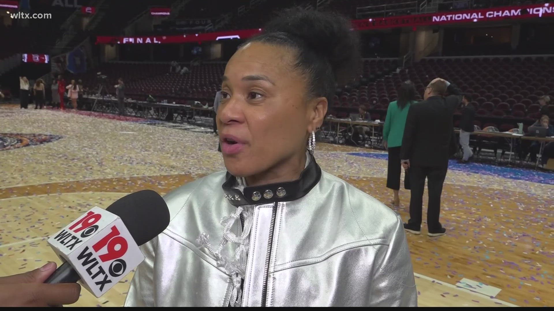 South Carolina Gamecocks women's basketball coach Dawn Staley on how her team beat the odds to win a third national title.