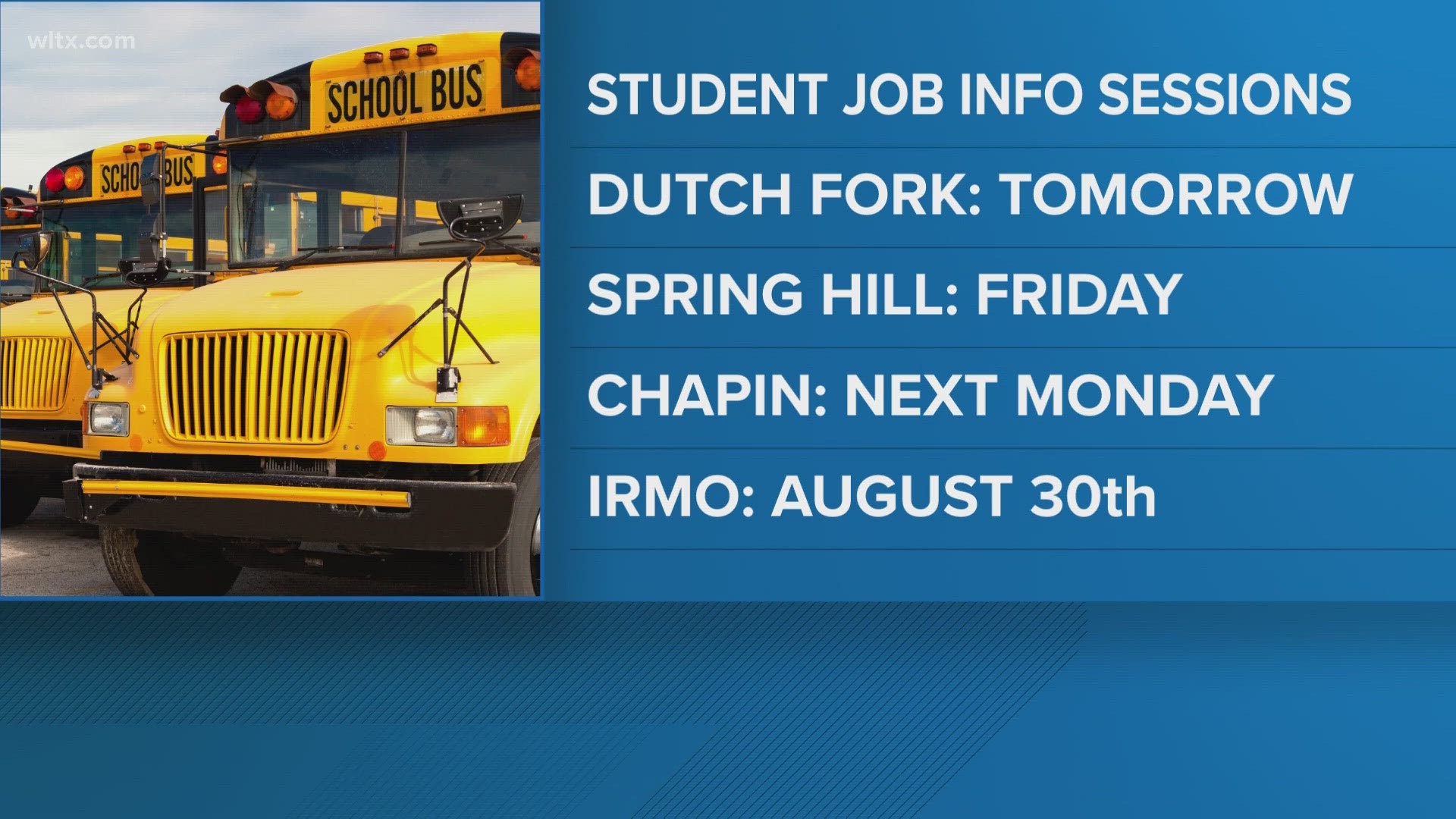 The school district's four high schools will host career fairs in the coming days to fill job openings with students