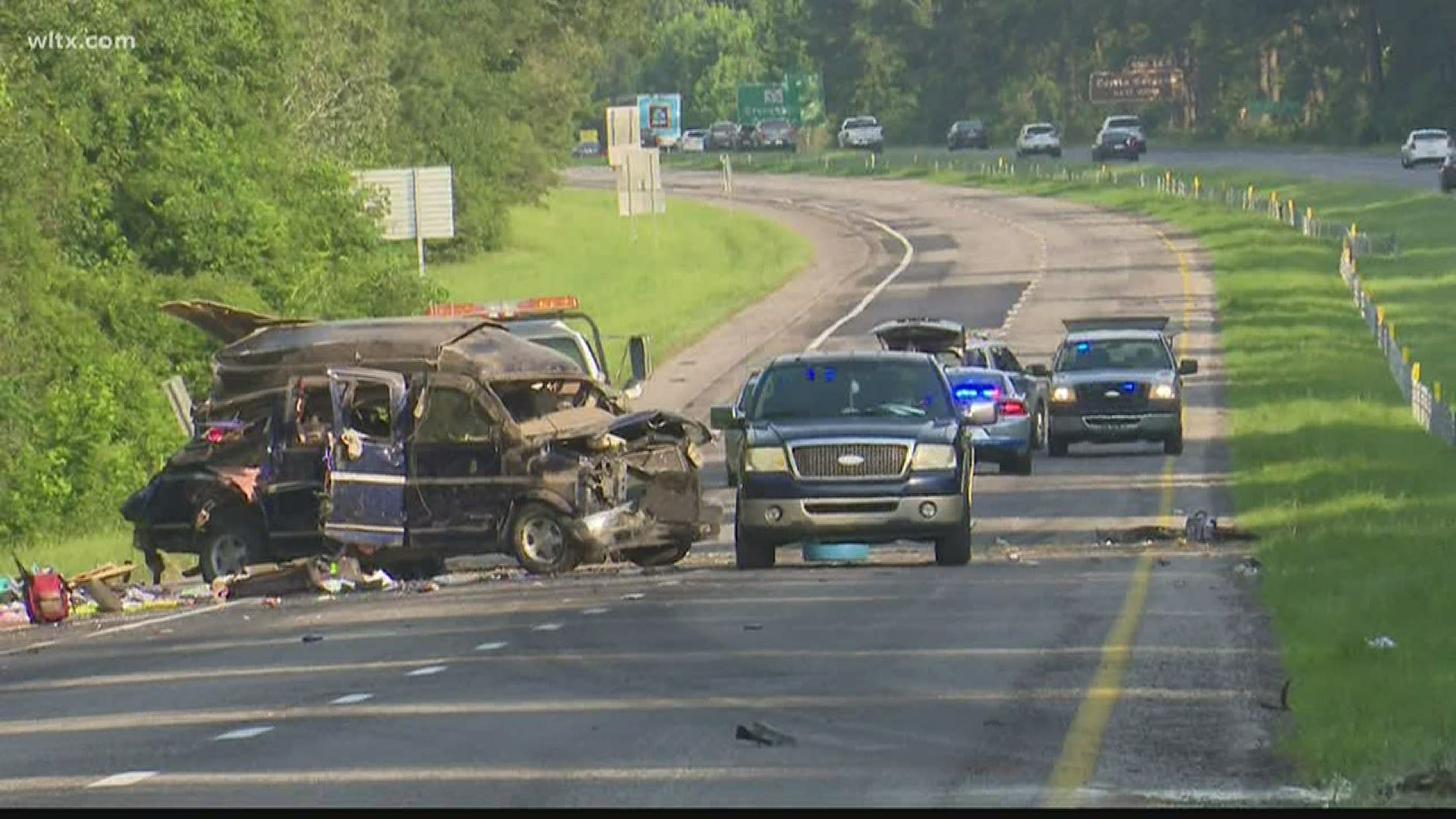 5 dead after crash on I26 in Orangeburg County