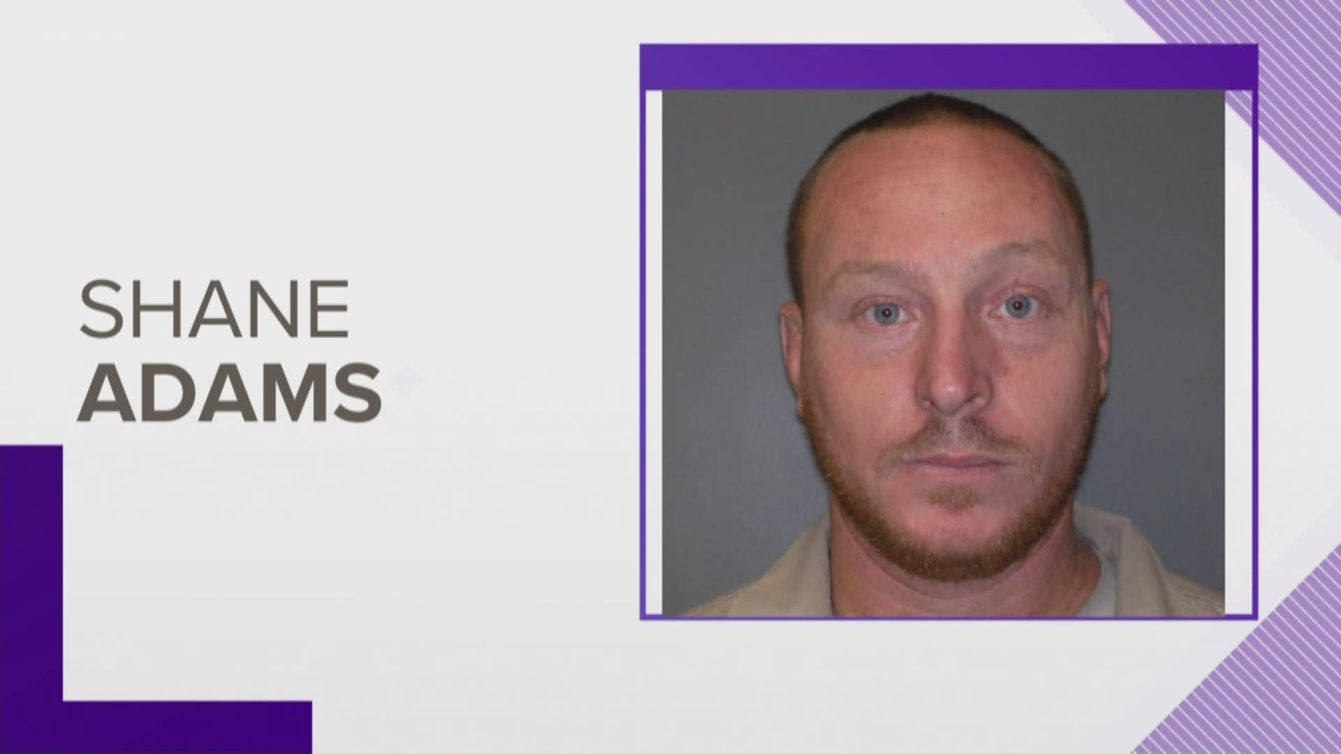 Shane Adams, 39, walked away from the Livesay pre-release center in Spartanburg.