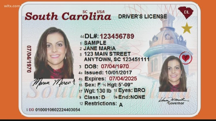 sc drivers license not accepted