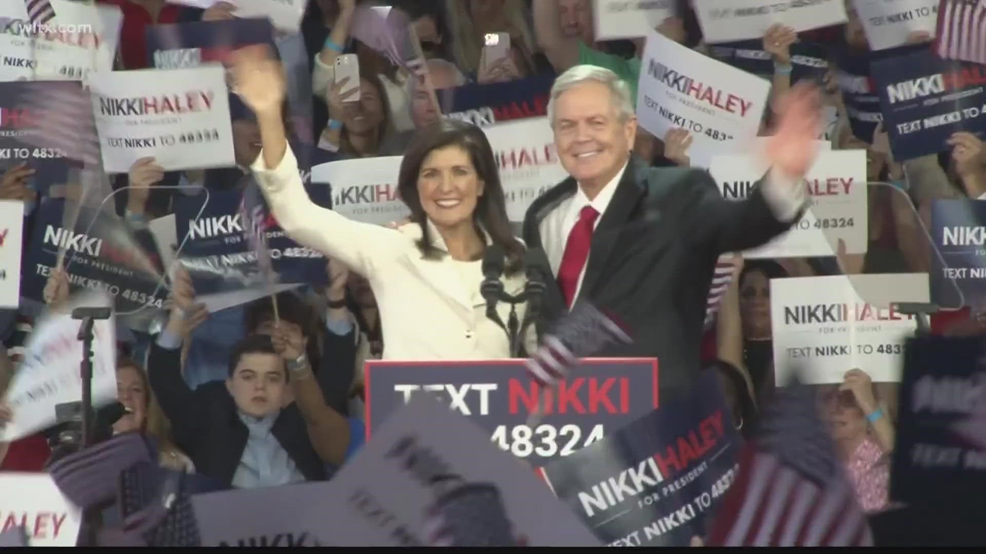 Former Gov. Nikki Haley kicked off her run for president today in Charleston.