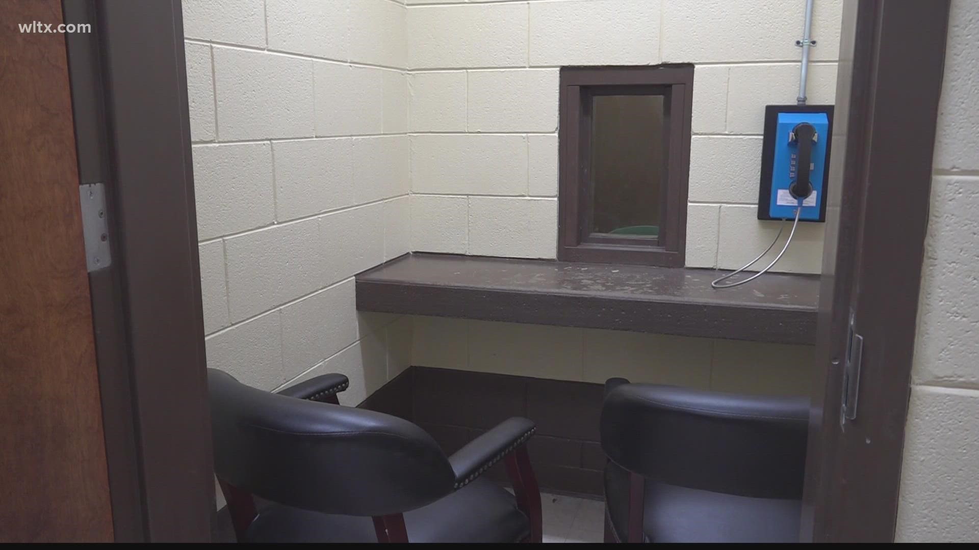 The jail has had a four month pause on visitation as the phone system in the visiting booths were being worked on.