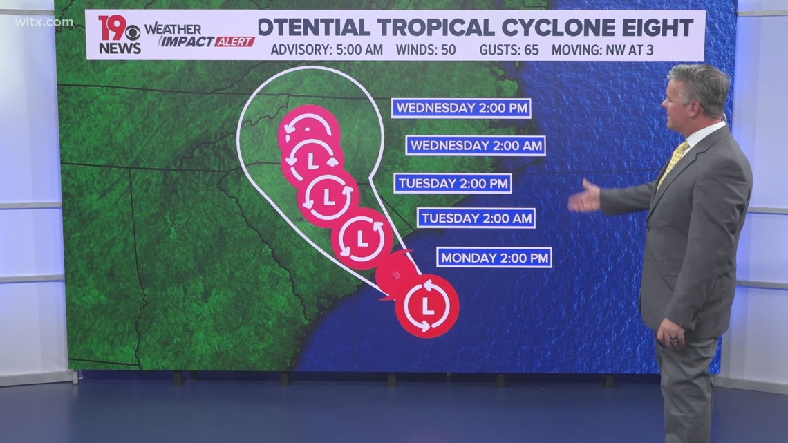 Potential Tropical Cyclone Helene to bring gusty winds, rain to South